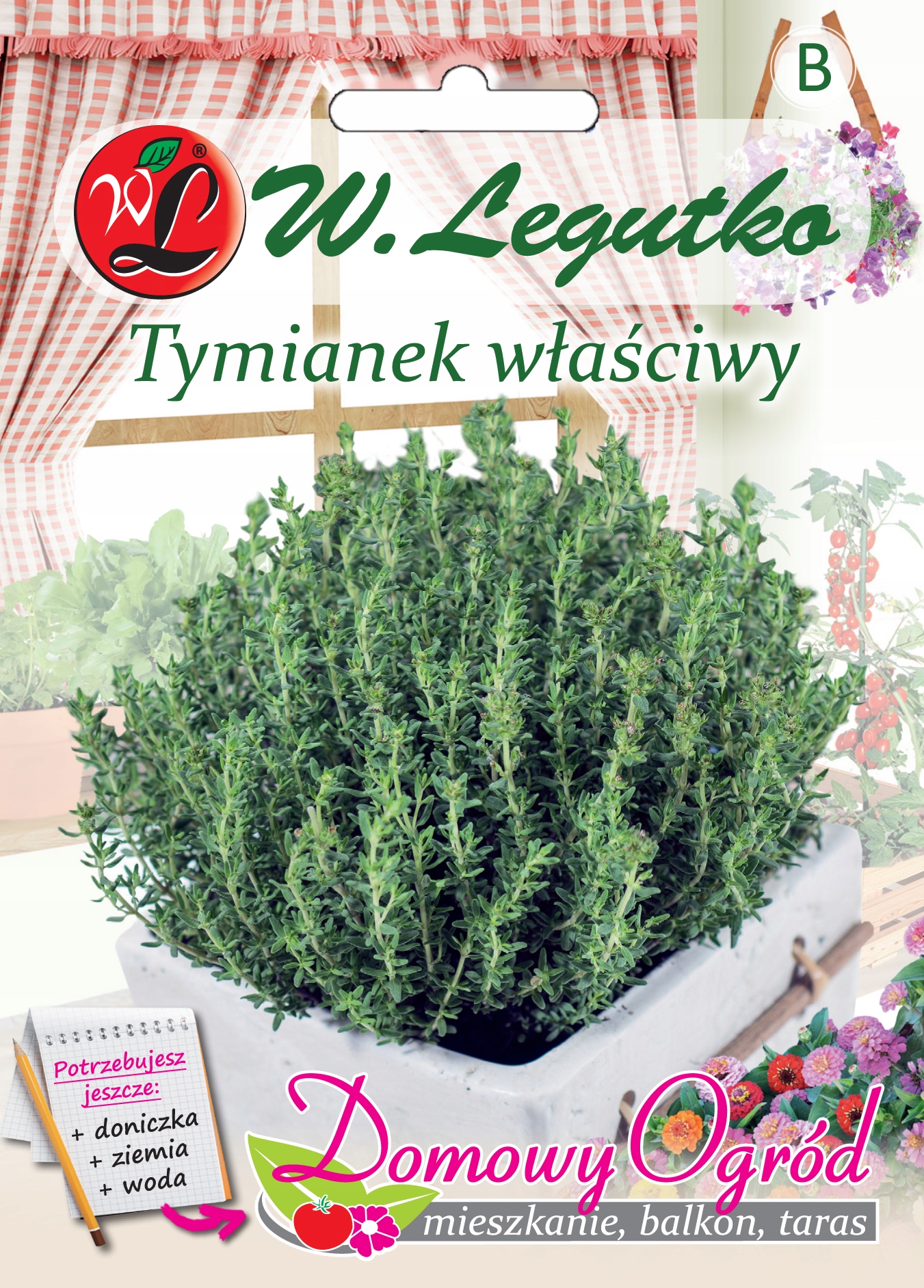 Nasiona Tymianek właściwy Słoneczko, 0,3g