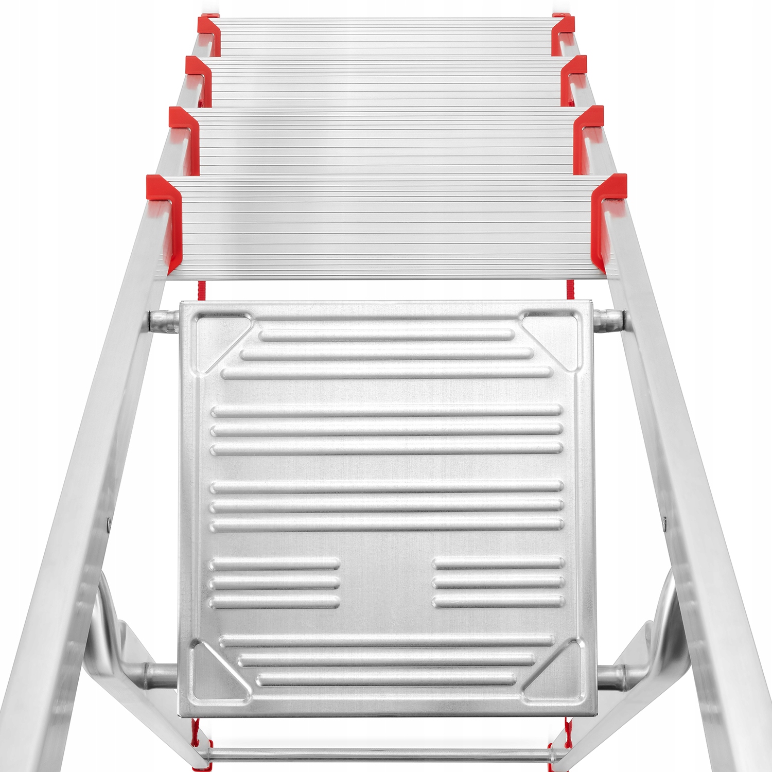 DRABINA domowa 8 stopniowa aluminiowa HIGHER — 6