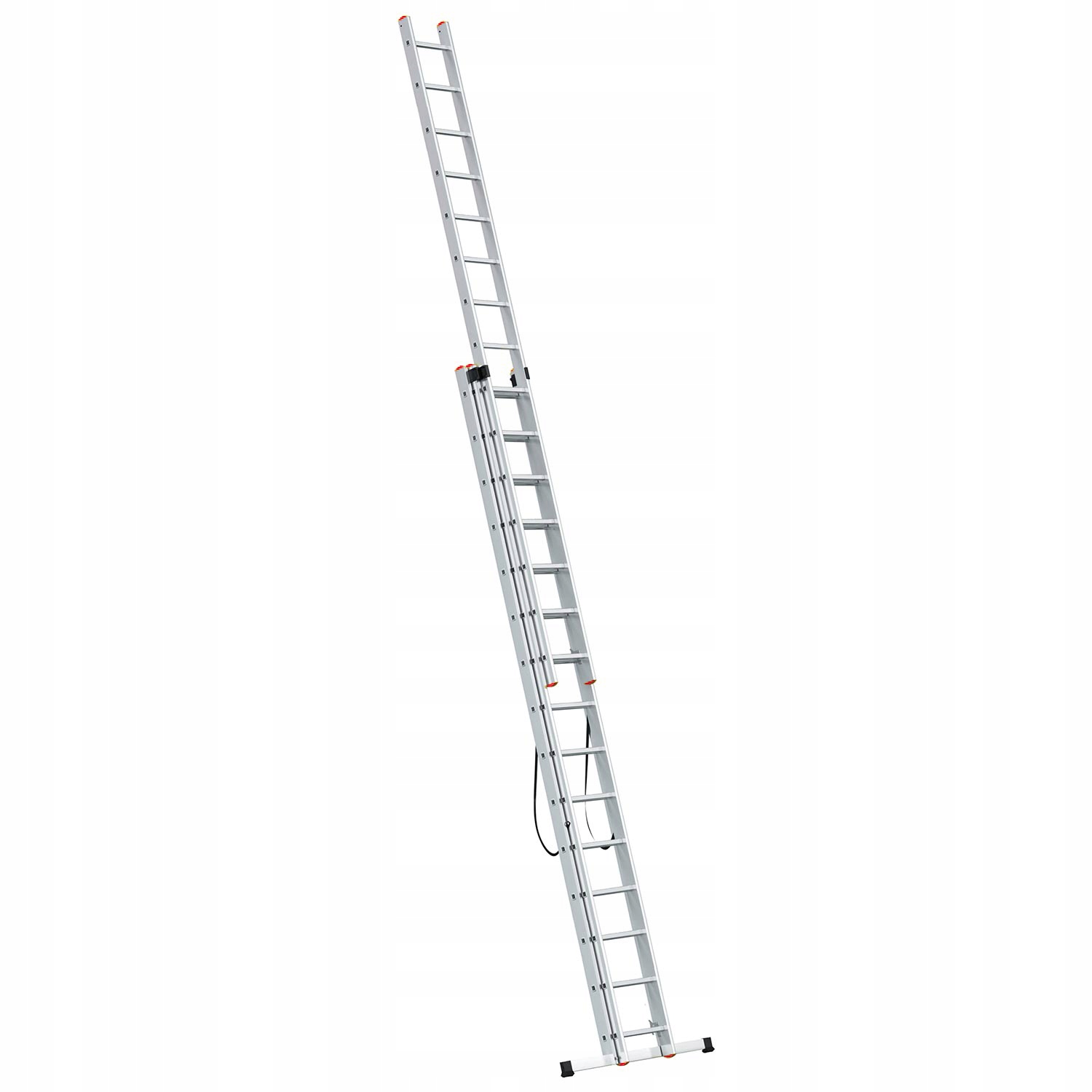 Drabina aluminiowa wielofunkcyjna 3x16 HIGHER na schody PRO + GRATIS — 2