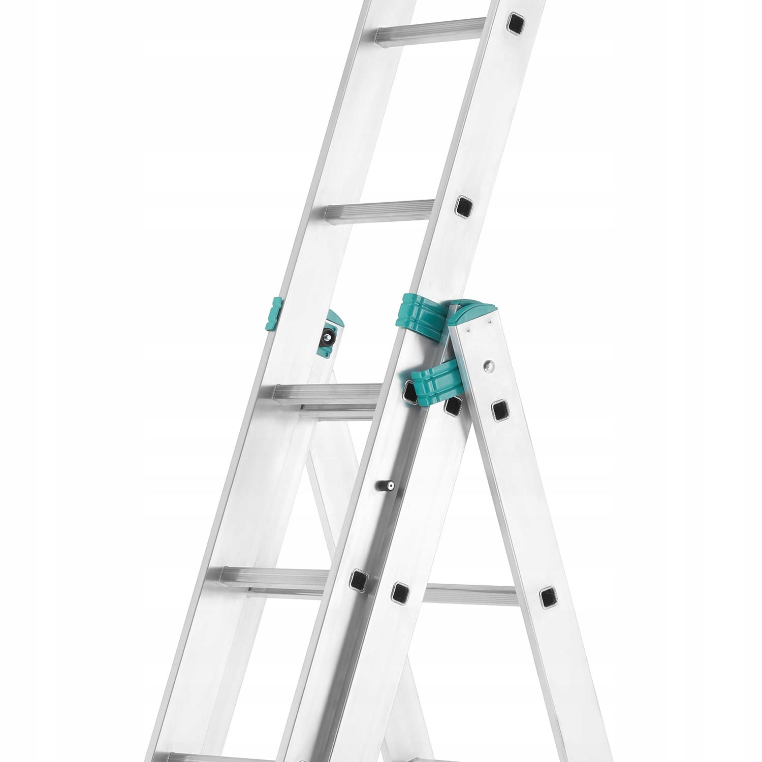 Drabina aluminiowa 3x12 wielofunkcyjna MOCNA 7,96m uniwersalna 150kg — 7