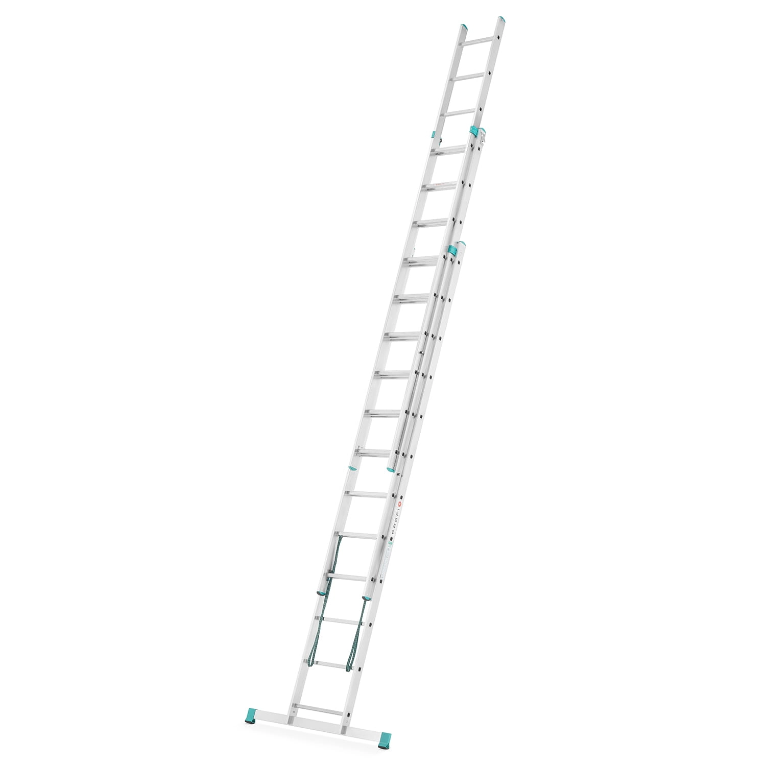 Drabina aluminiowa 3x12 wielofunkcyjna MOCNA 7,96m uniwersalna 150kg — 4