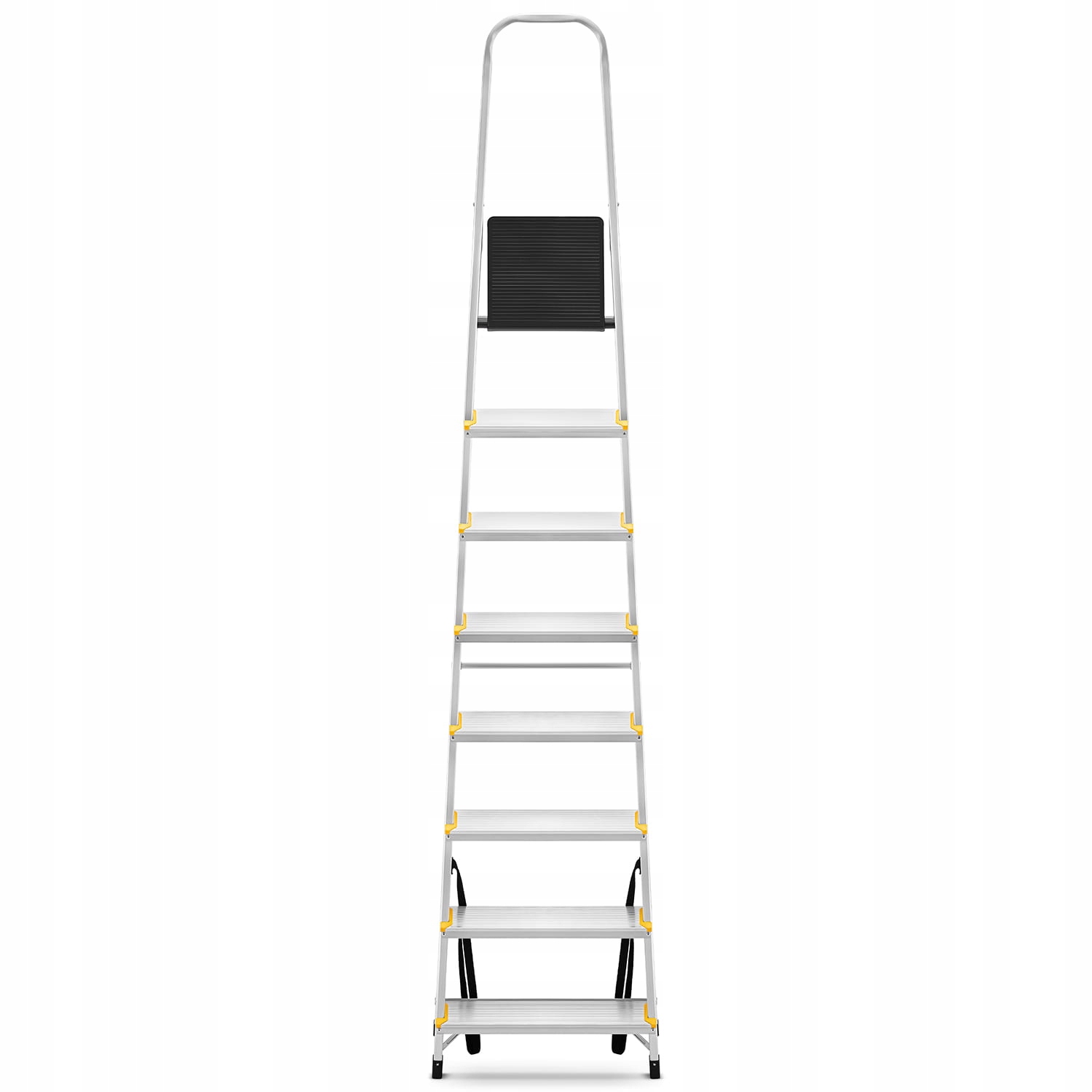 Drabina aluminiowa domowa jednostronna profesjonalna HIGHER 8 stopni 150kg — 3
