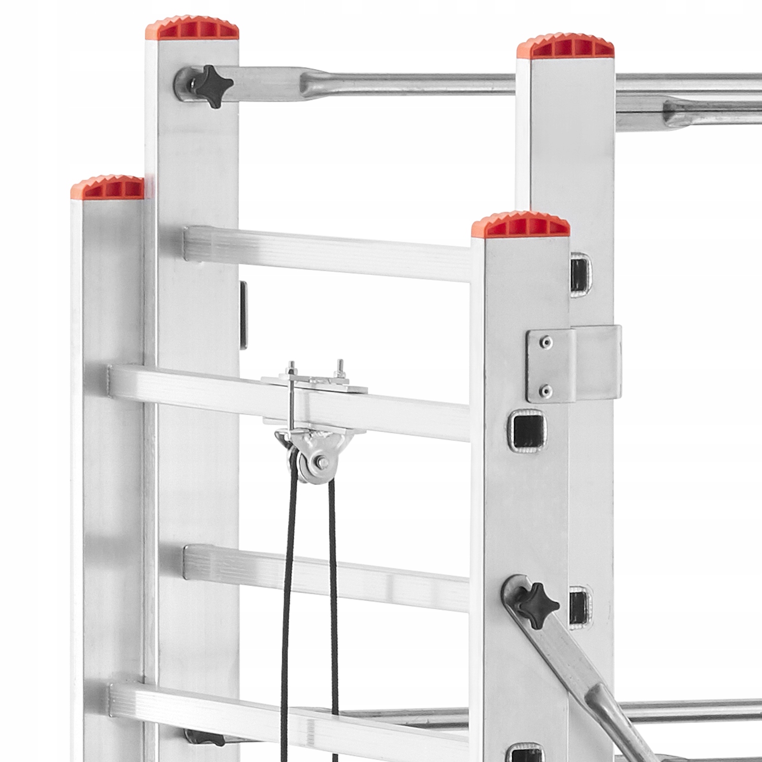 Rusztowanie aluminiowe jezdne wysuwane z linką składane HIGHER 2x9 5,3m — 10
