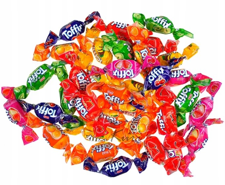 Cukierki Toffix z nadzieniem owocowym Elvan 200g — 4