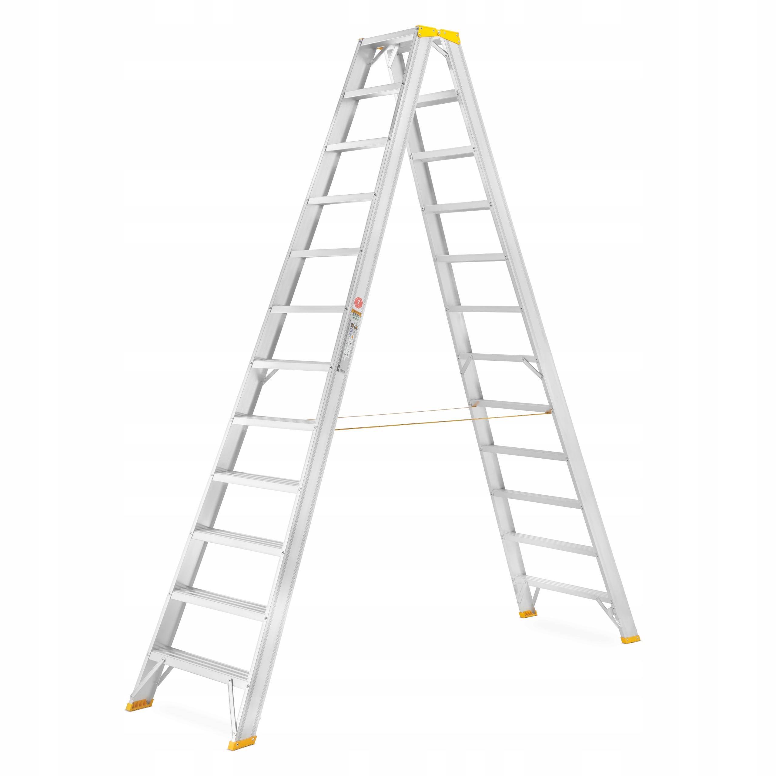 Drabina aluminiowa montażowa ALOSS 2x12 4,55m