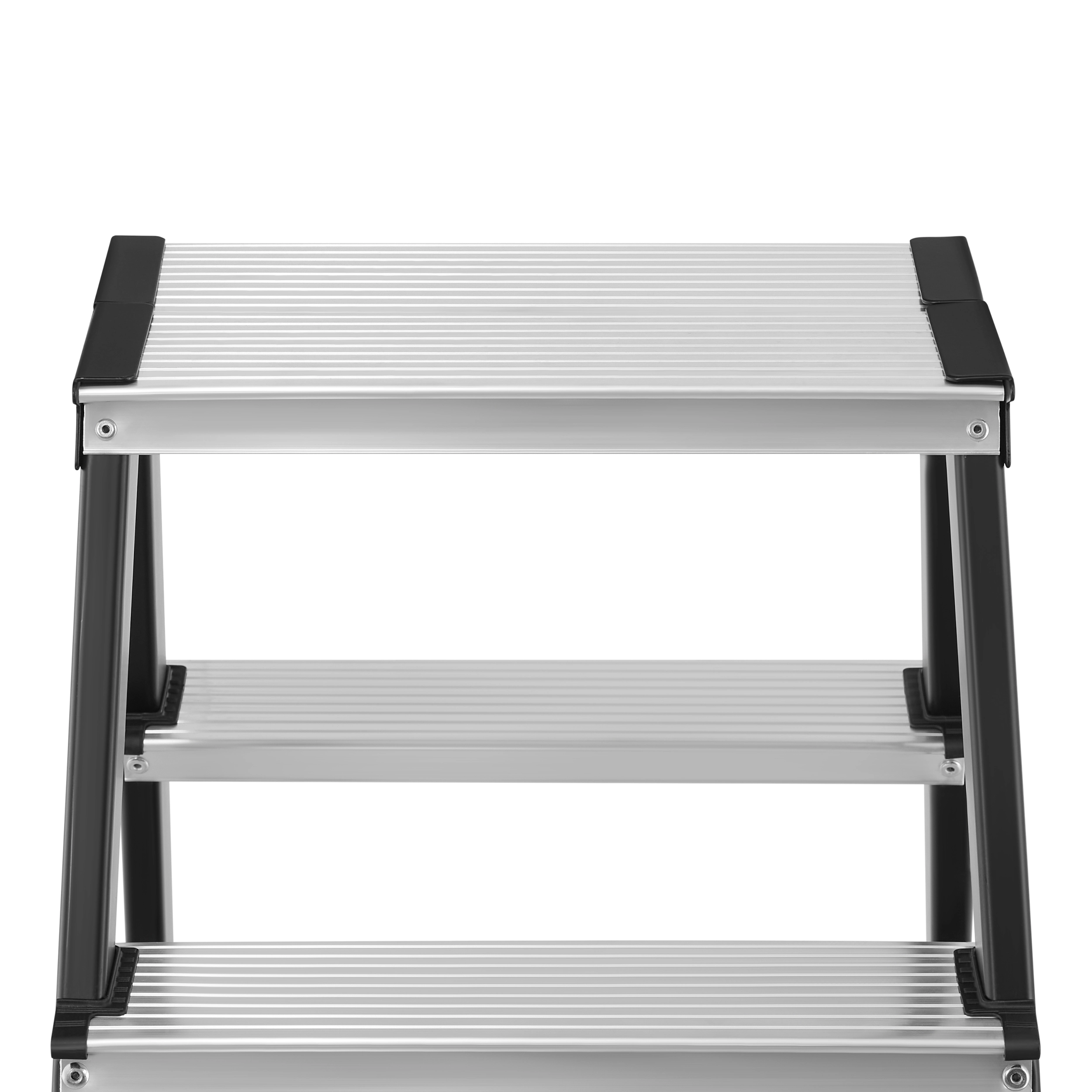 Drabina domowa stalowa dwustronna składana HIGHER 2x3 stopnie 150kg — 15