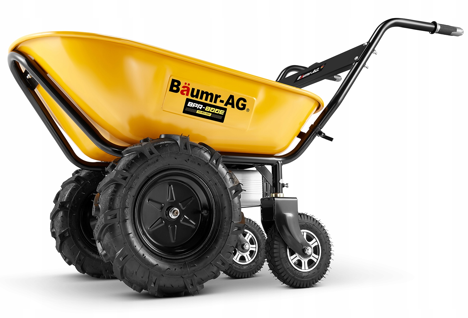 Taczka elektryczna ogrodowa wozidło budowlane 100L BAUMR-AG BPR-800E 260kg — 10