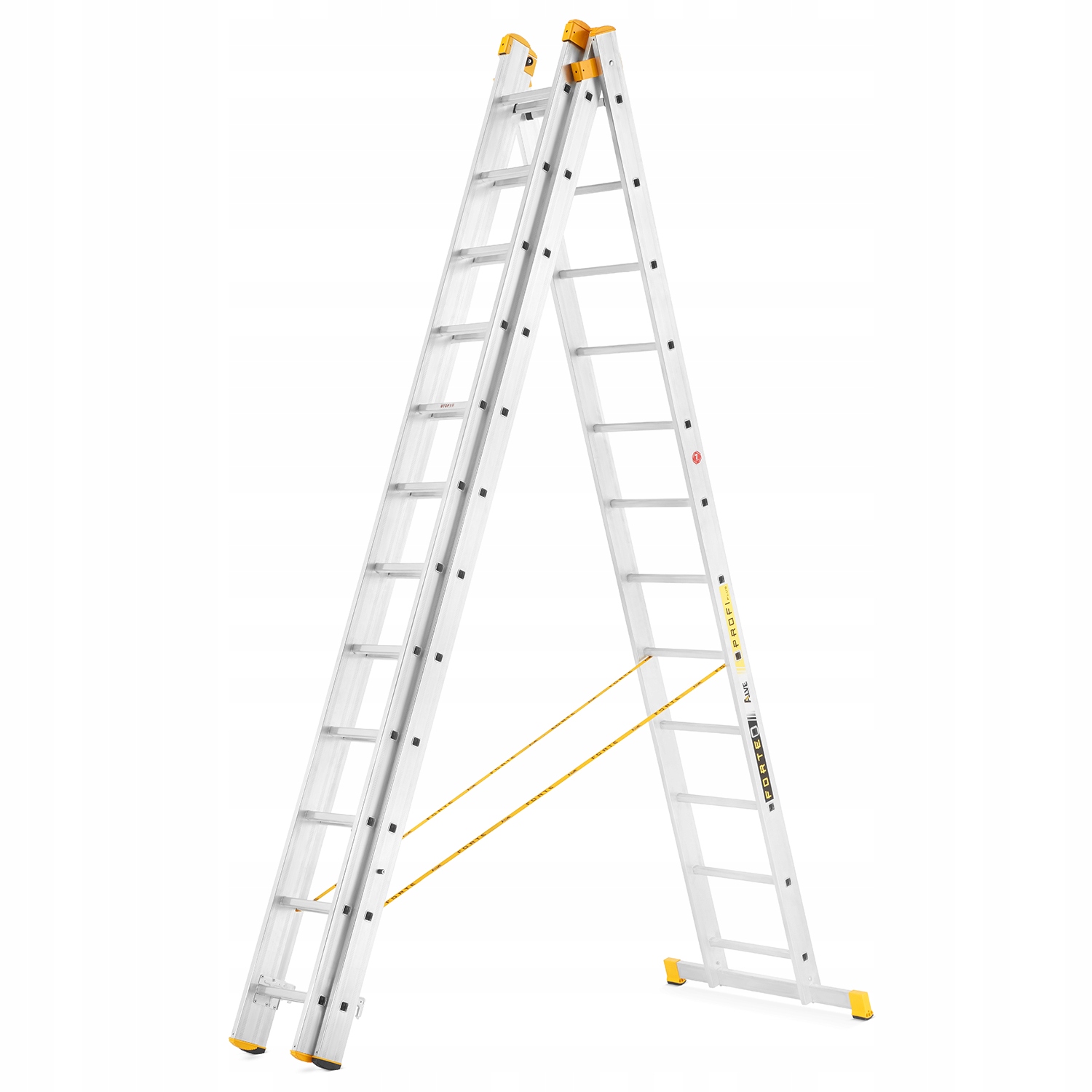 Drabina aluminiowa wielofunkcyjna profesjonalna FORTE 3x12 + magnes KRAUSE — 3