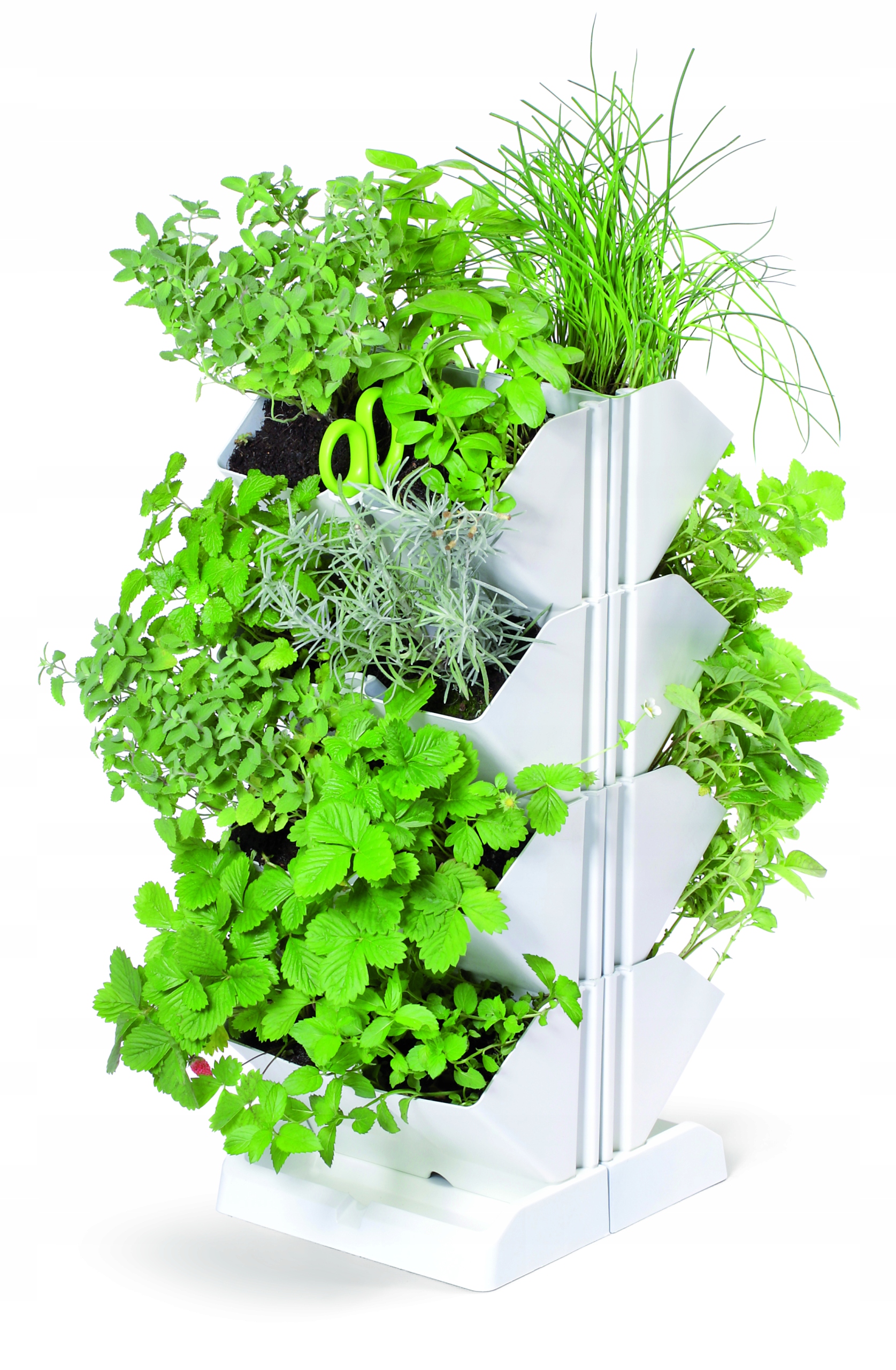 Ogród wertykalny wiszący MINI CASCADE IO1W200 | Biały — 2