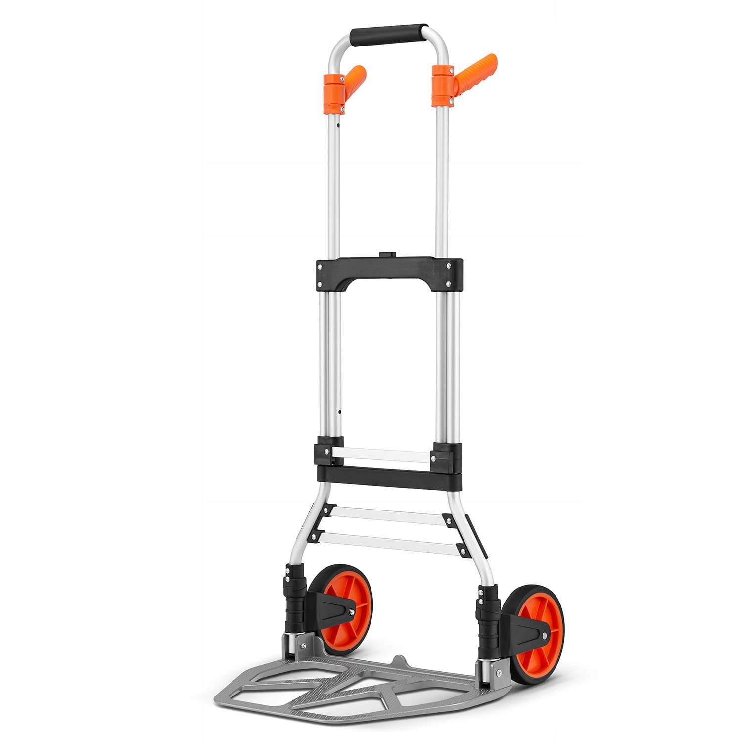 Wózek ręczny transportowy aluminiowy młynarka HIGHER składana płaska 120 kg — 4