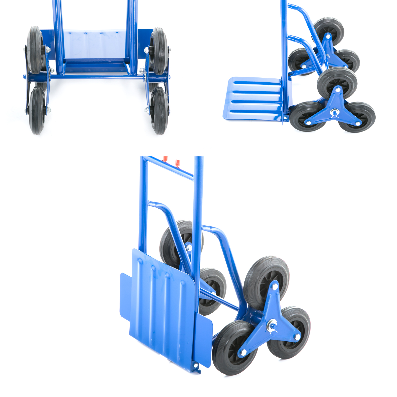 Wózek magazynowy składany schodowy HIGHER młynarka transportowy 250 kg trójkołowy — 5