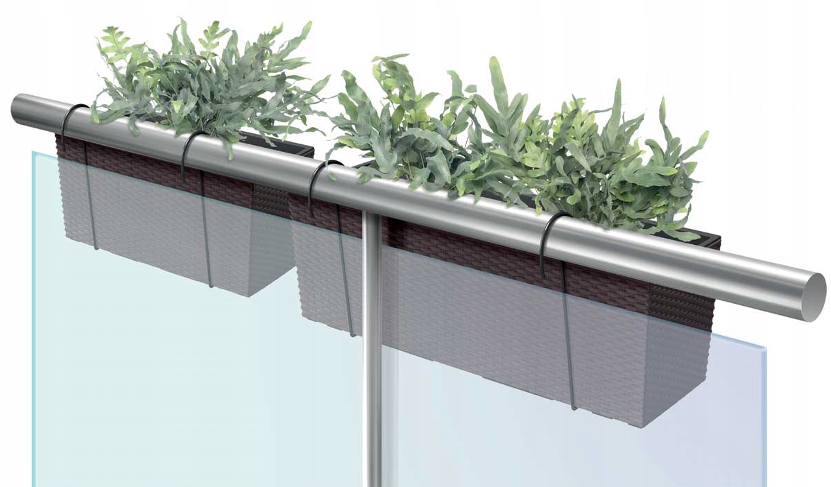 Doniczka balkonowa Urbi Beton Effect DUC400EW | Marengo — 3