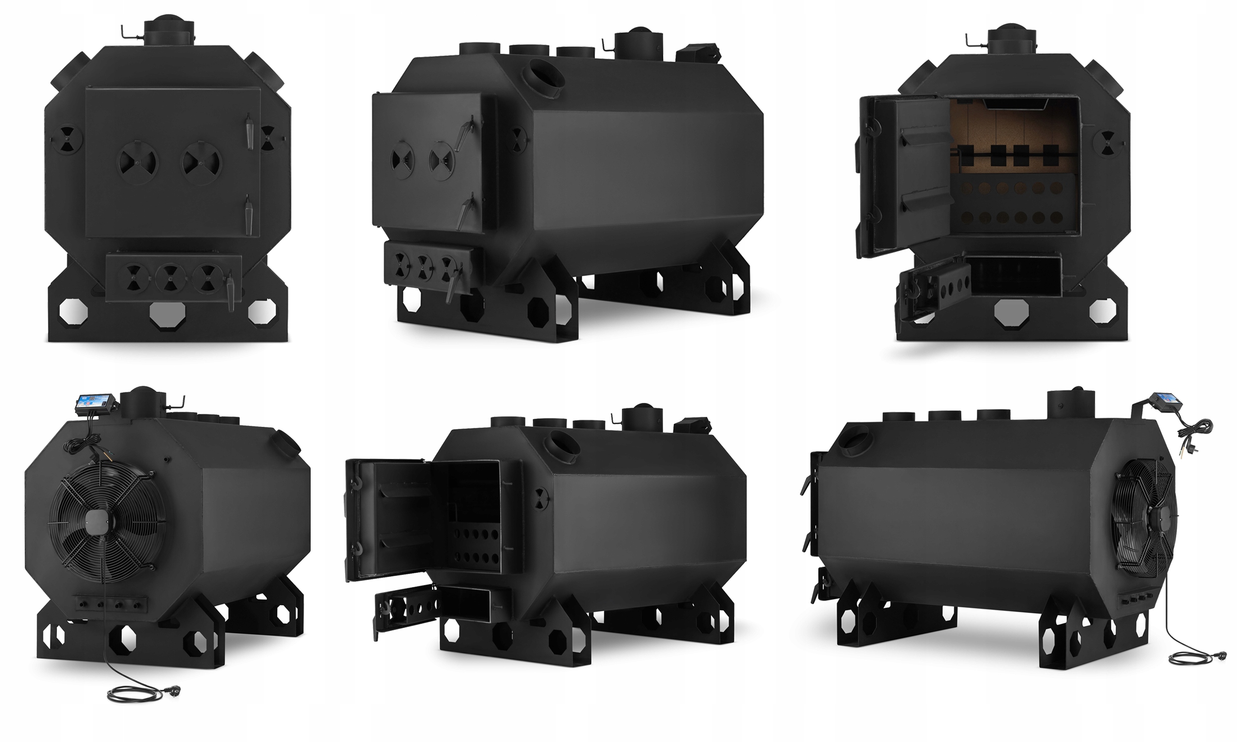 Piec z nadmuchem nadmuchowy grzewczy OKTAGON 45kW — 10