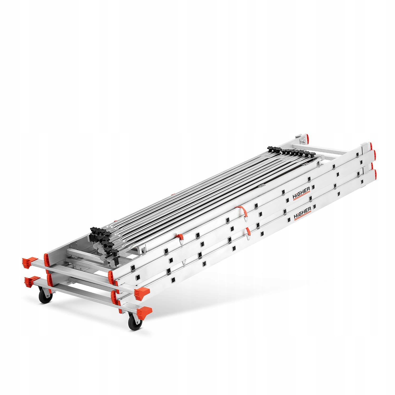 Rusztowanie aluminiowe wielofunkcyjne jezdne składane HIGHER Velly 2x7 — 13