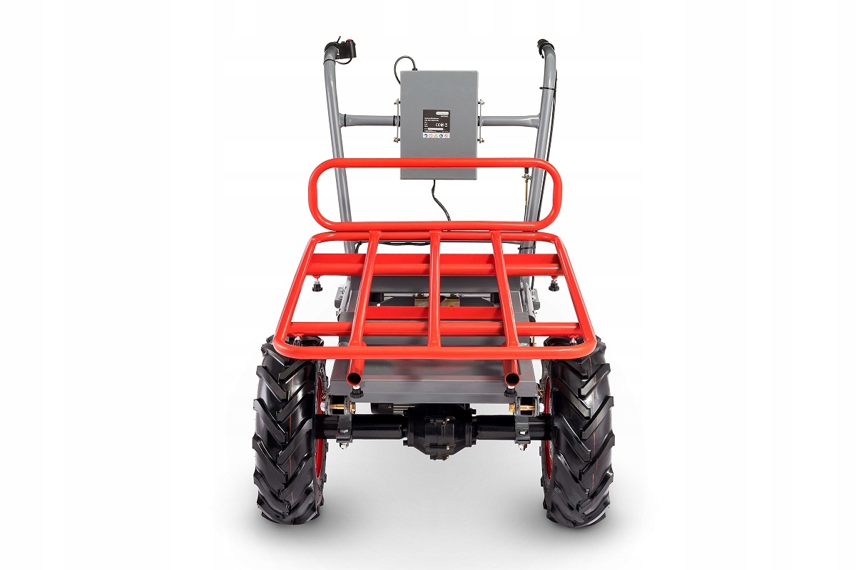 Taczka elektryczna budowlana koleba ogrodowa BAUMR-AG 2w1 120 L 300 kg 40 V — 4
