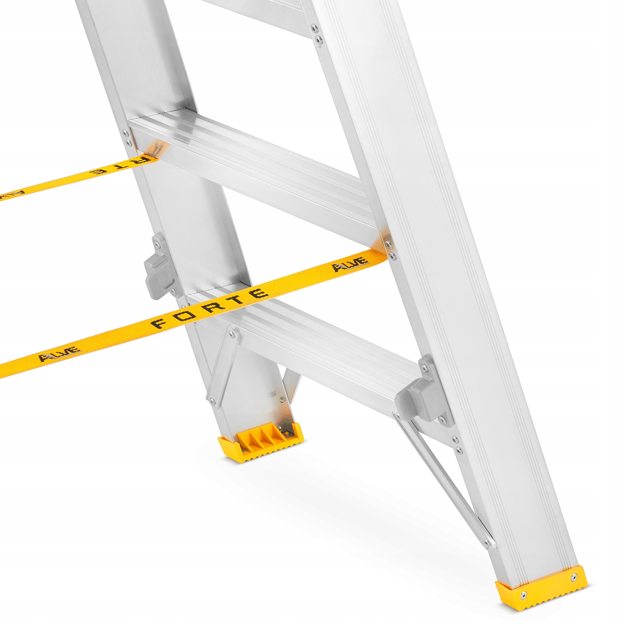 Drabina aluminiowa montażowa ALOSS 2x6 3,28m — 7