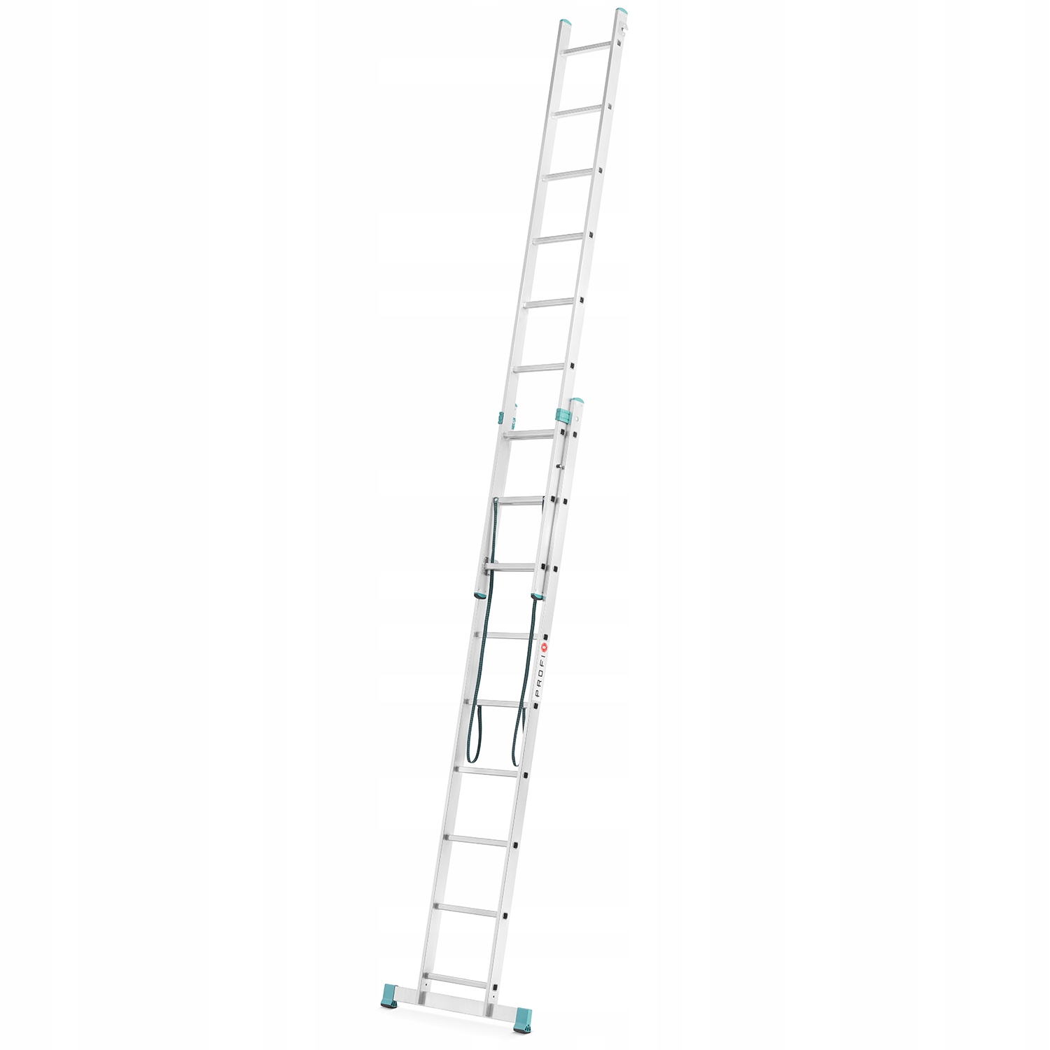Drabina aluminiowa profesjonalna ALOSS rozsuwana 2x9 TUV 150kg — 4