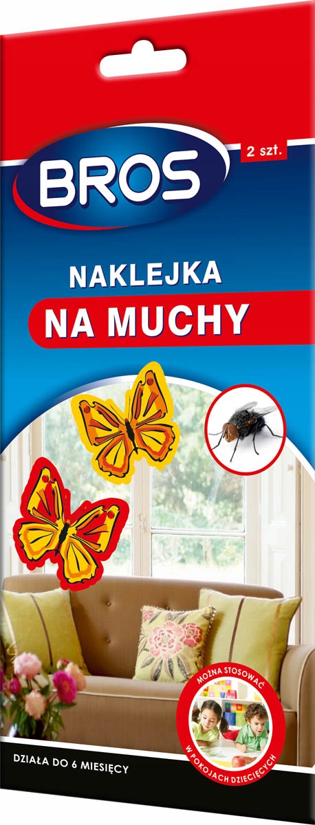 BROS Naklejka na muchy 2 szt.