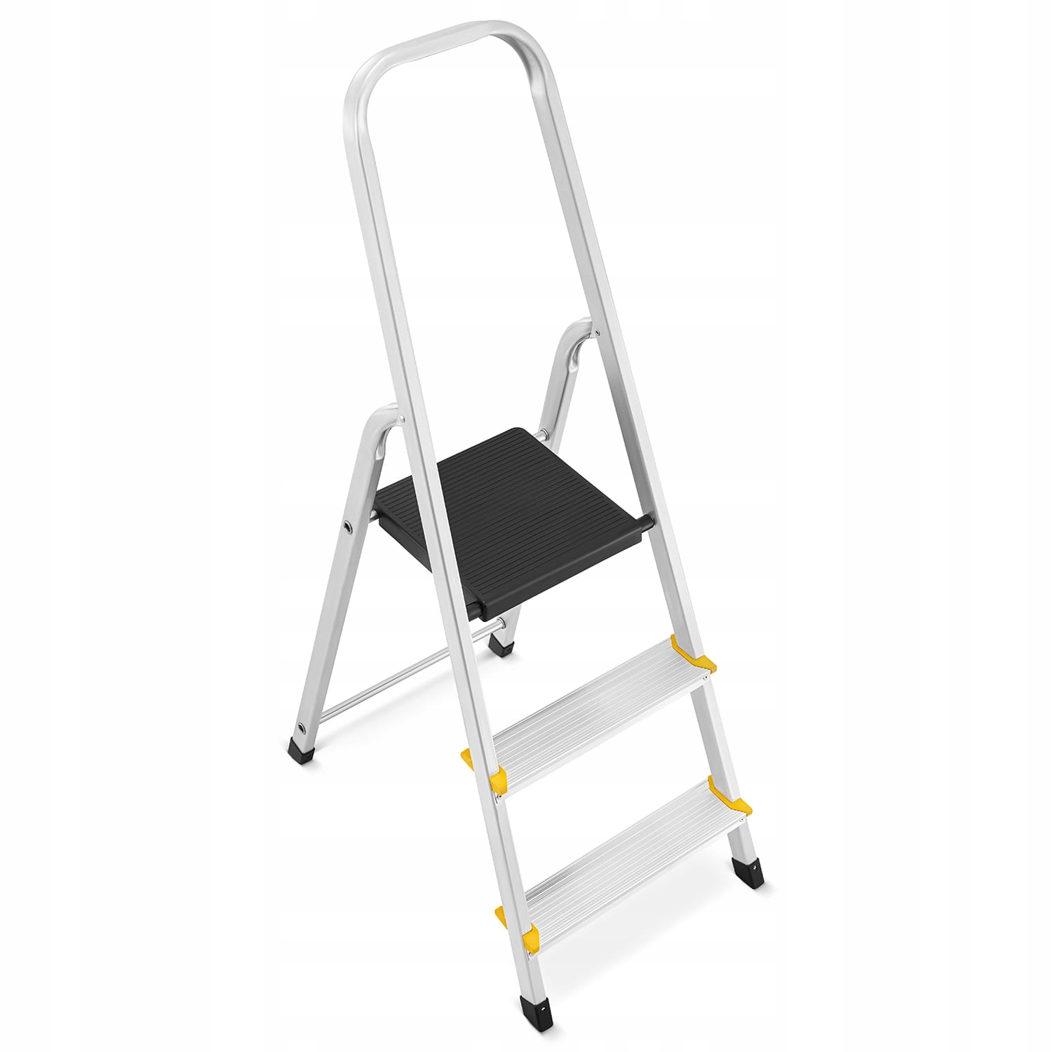 Drabina aluminiowa domowa jednostronna profesjonalna HIGHER 3 stopnie 150kg — 2