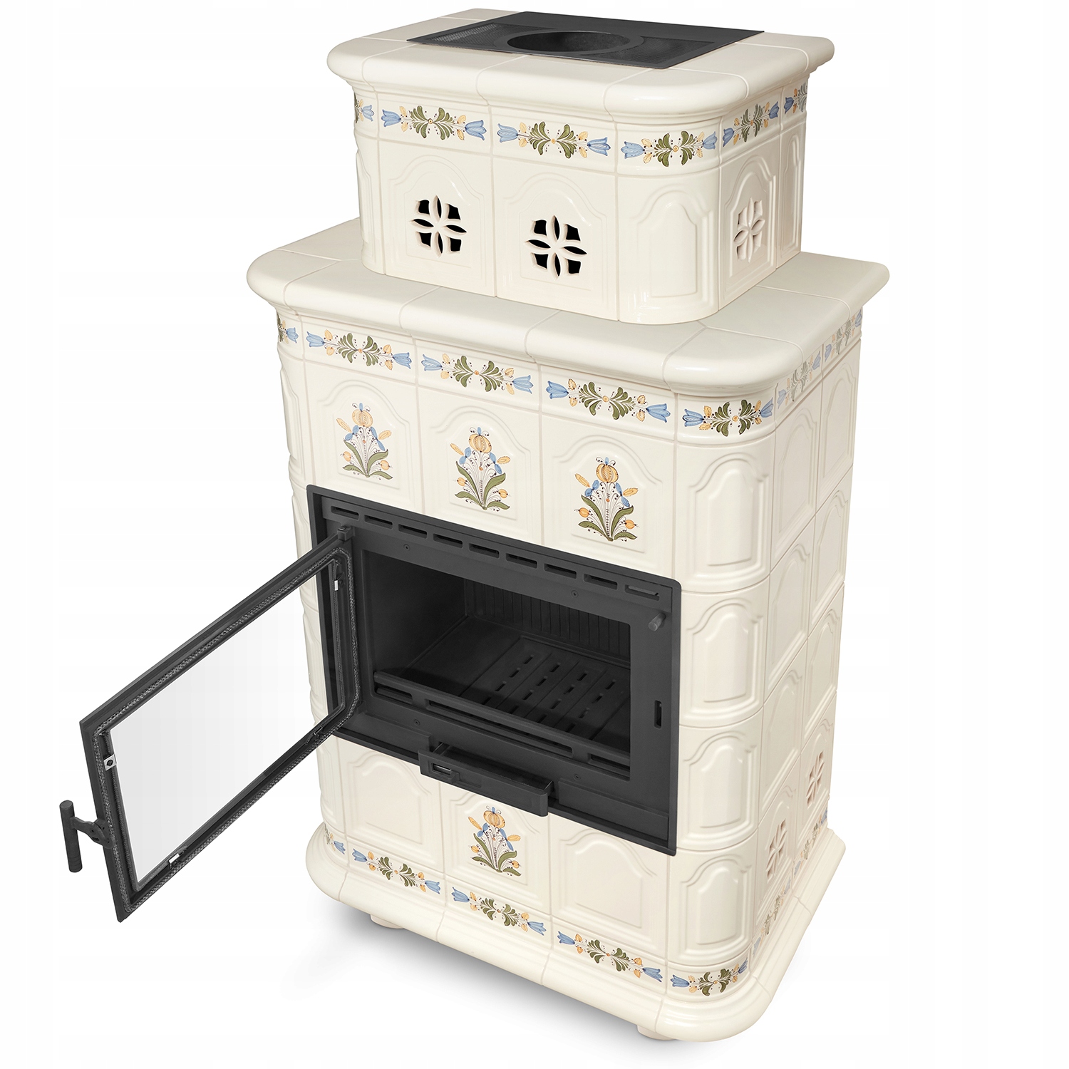 Piec kominek piecyk koza kaflowy ceramiczny obudowa kominkowa INSBRUCK — 5