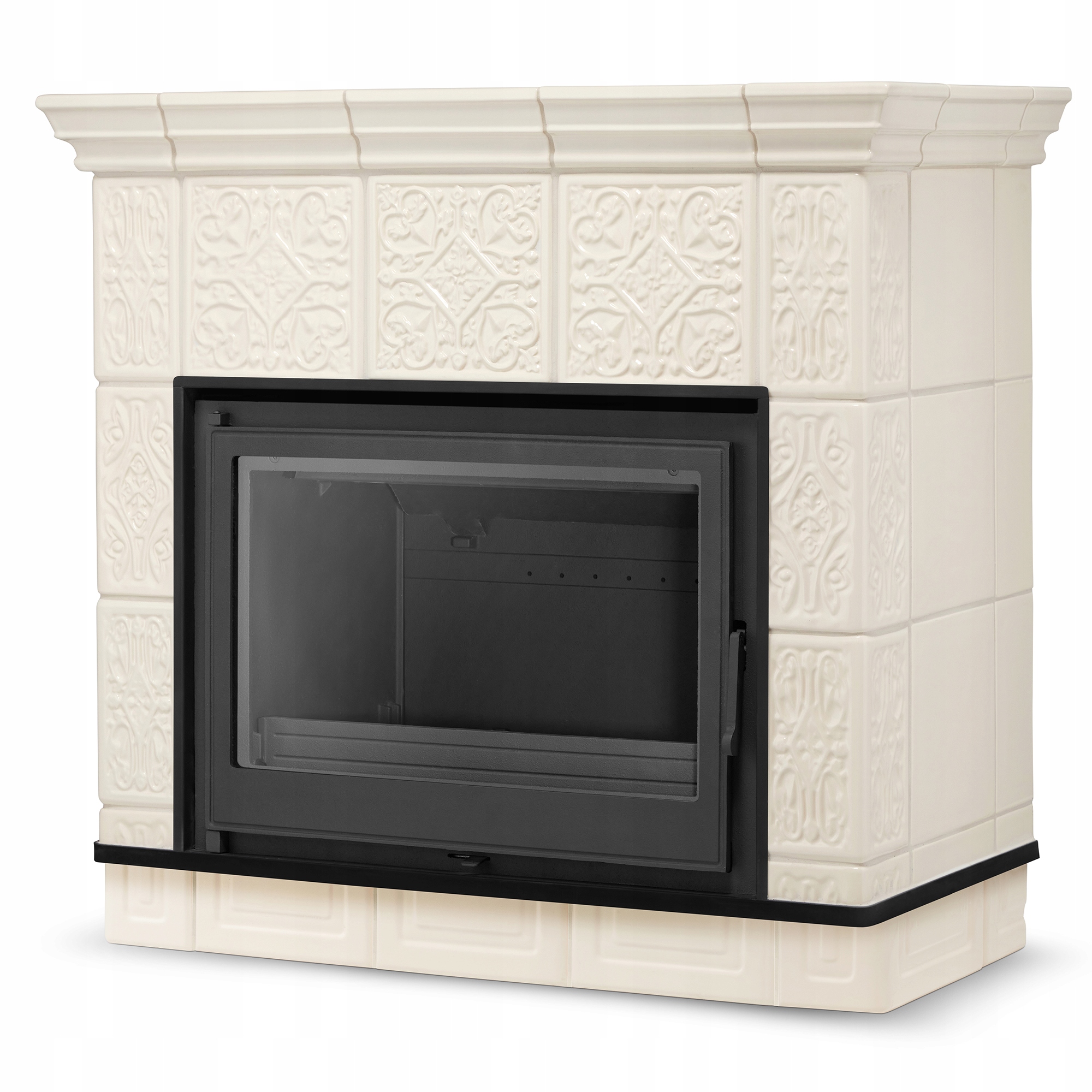 Piec kominek piecyk koza kaflowy ceramiczny obudowa kominkowa MALLORCA — 2