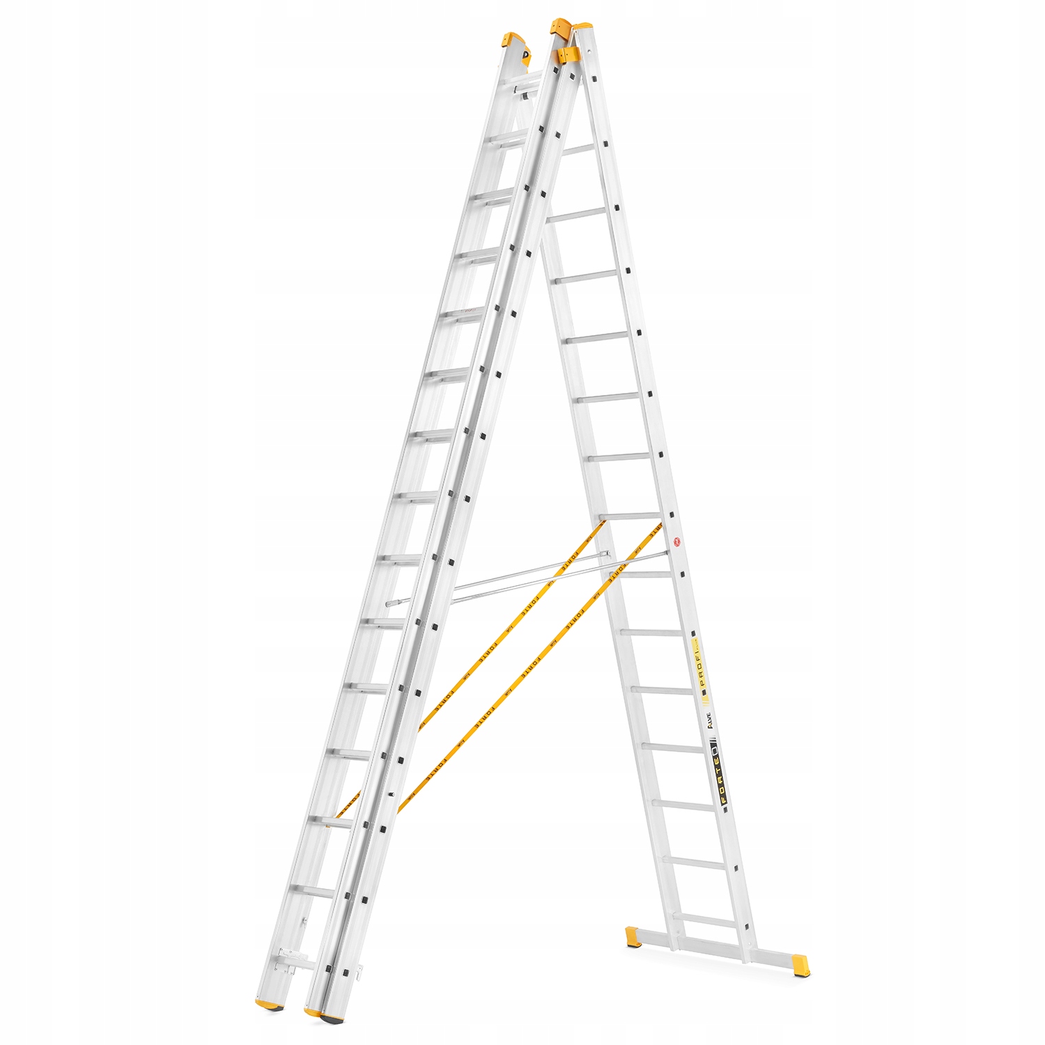Drabina aluminiowa wielofunkcyjna profesjonalna FORTE 3x14 + magnes KRAUSE — 3
