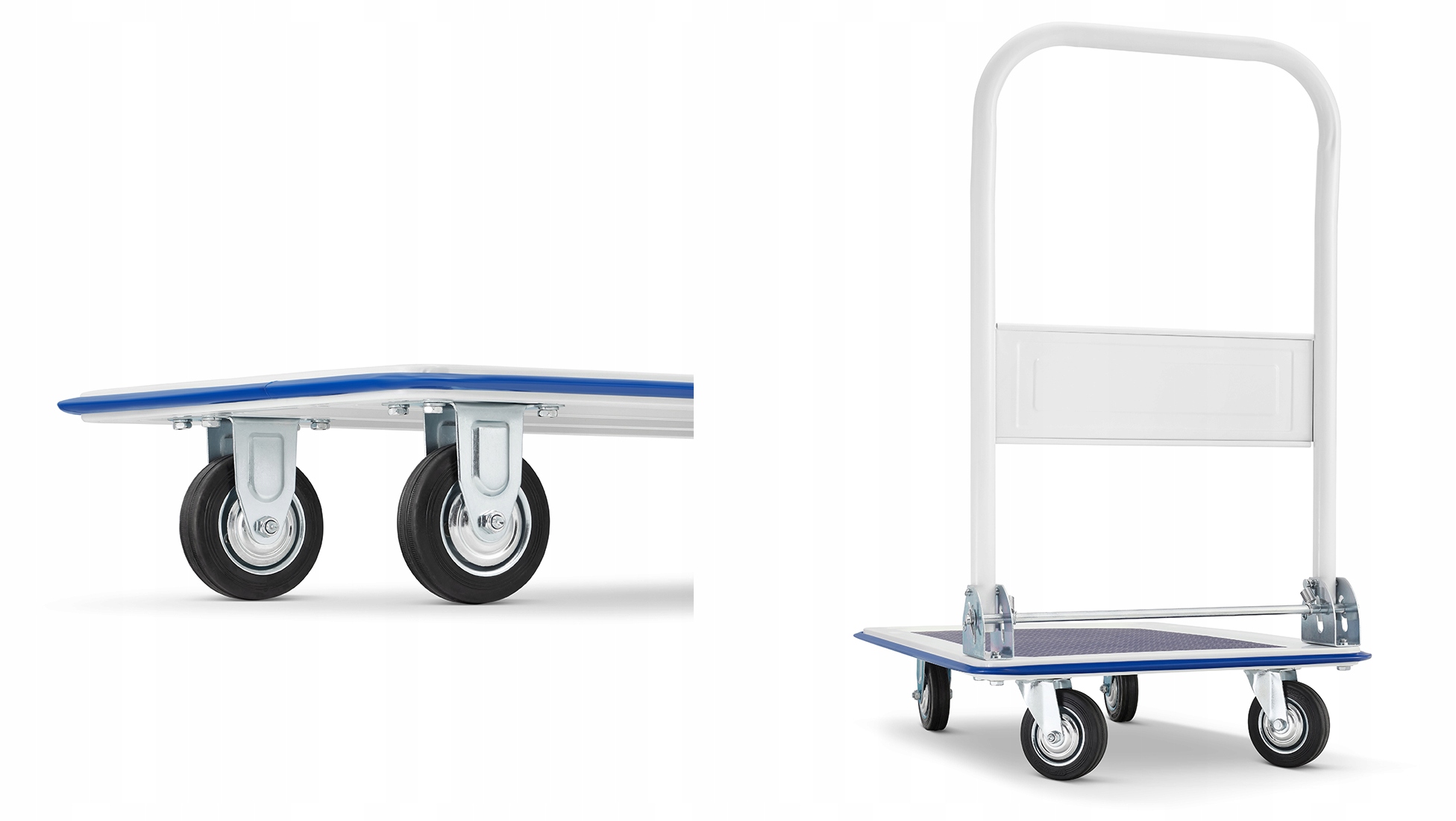 Wózek platformowy towarowy składany transportowy magazynowy HIGHER 150kg — 3
