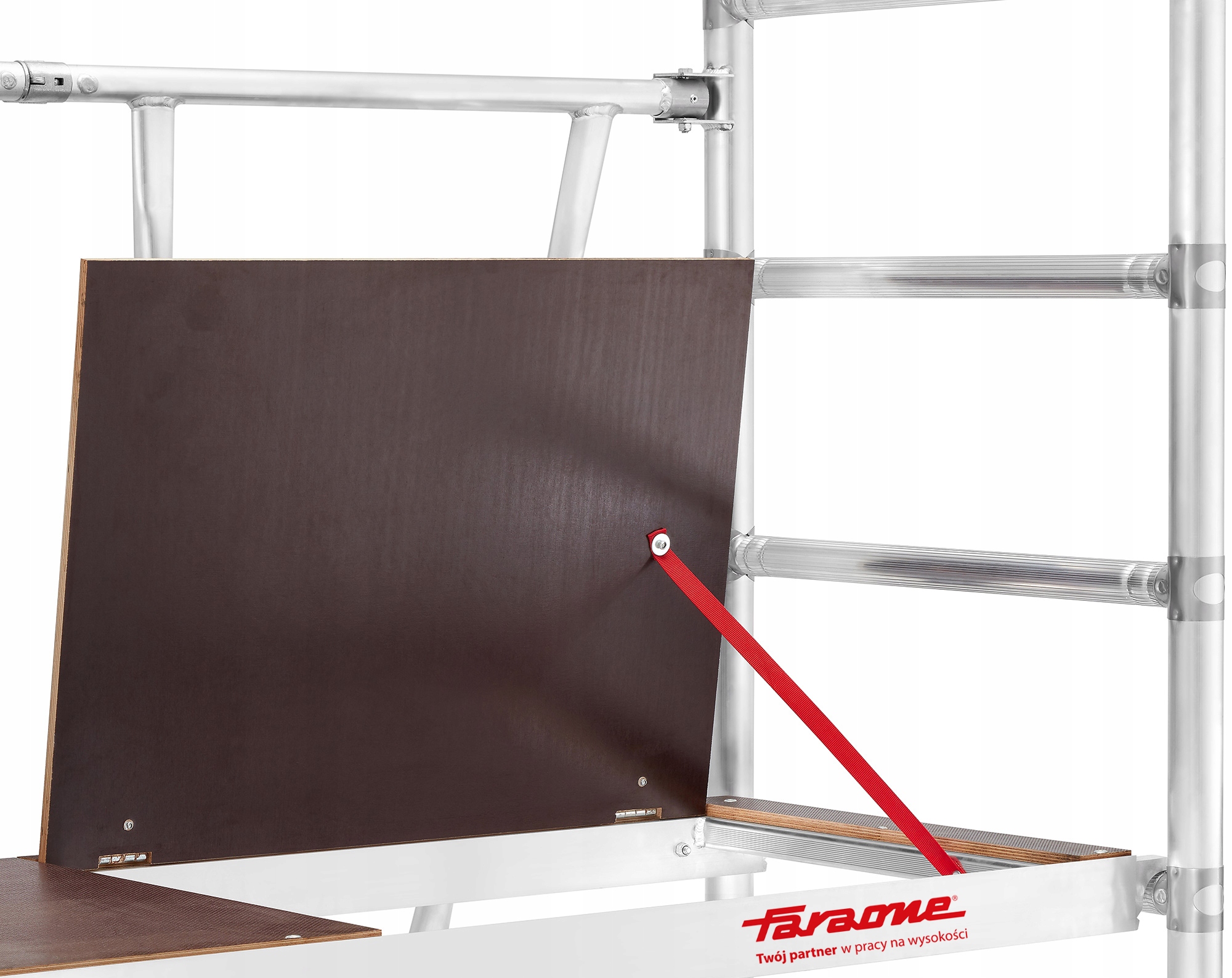 Rusztowanie aluminiowe jezdne składane FARAONE COMPACT XS 160 x 75 cm pakiet A - 2,60 m — 8