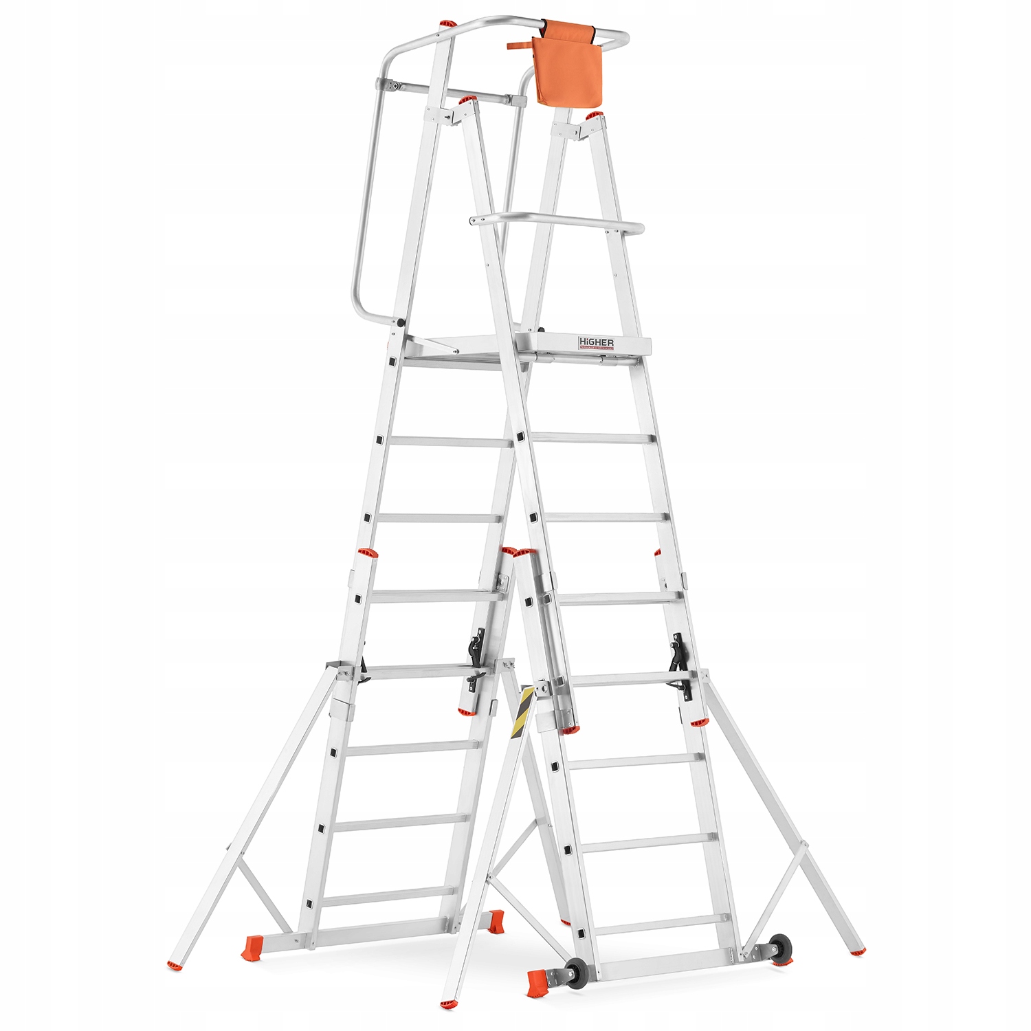 Drabina rusztowanie aluminiowe podnośnik HIGHER 8104-C — 7
