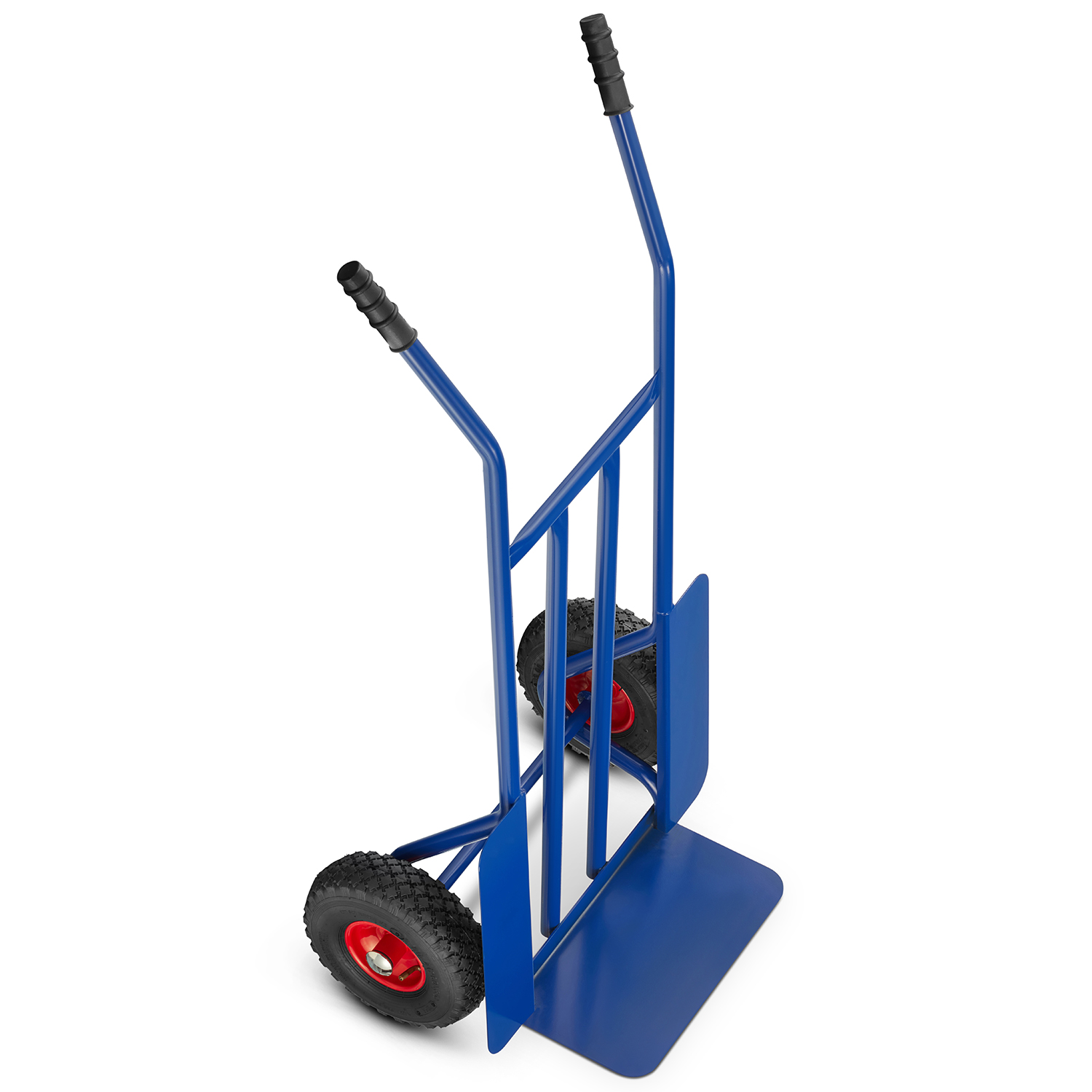 Wózek transportowy magazynowy młynarka HIGHER 280kg pompowane koła — 7