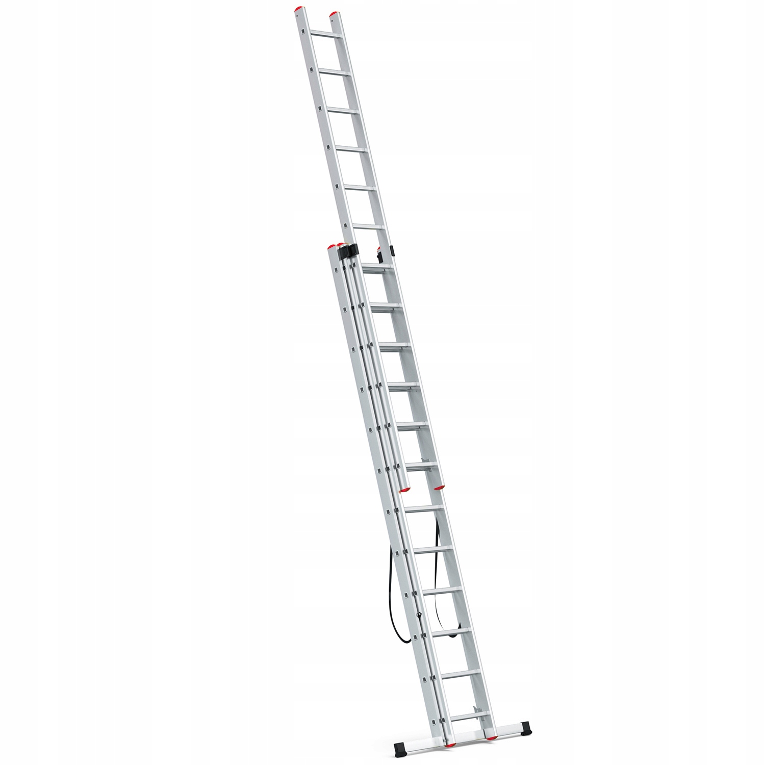 Drabina aluminiowa wielofunkcyjna 3x11 HIGHER na schody PRO + GRATIS — 2
