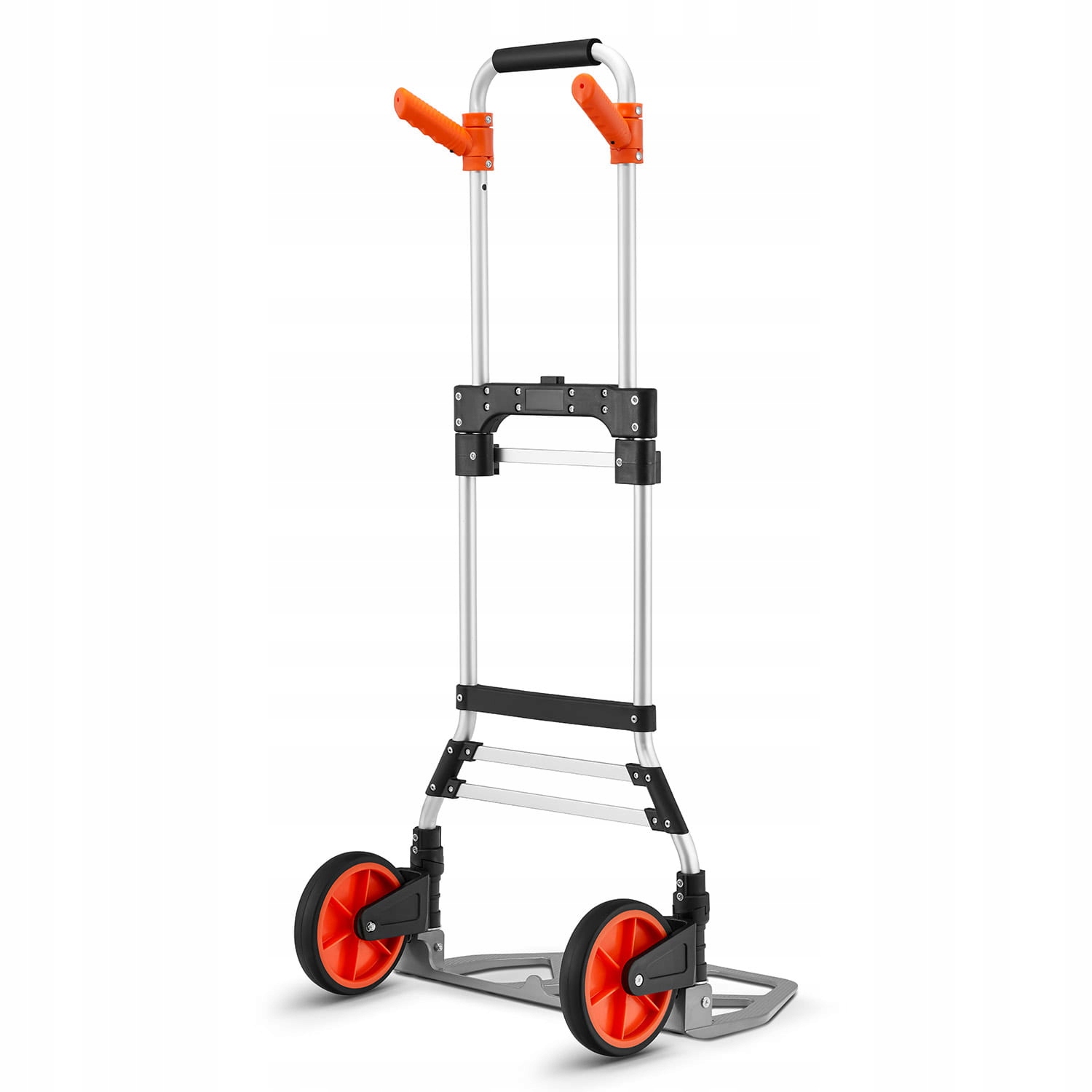 Wózek ręczny transportowy aluminiowy młynarka HIGHER składana płaska 120 kg — 3