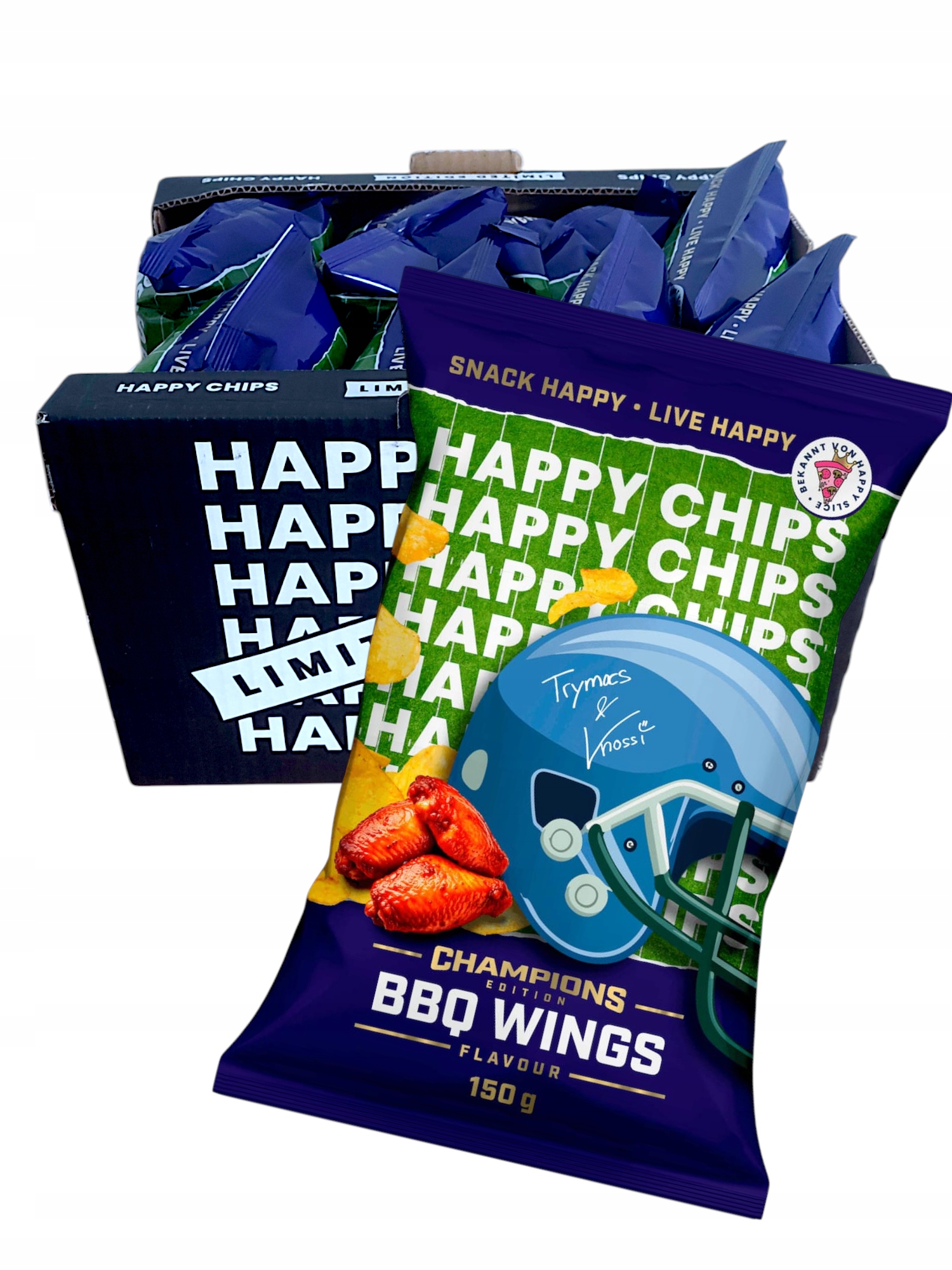 Happy Chips BBQ Wings 150g Kurczak Karton