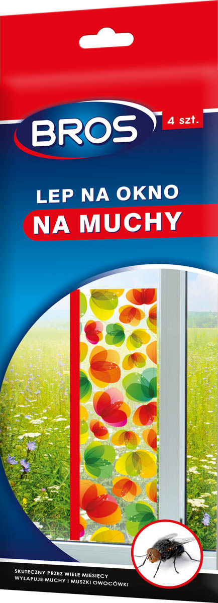 BROS Lep na okno 4-pak