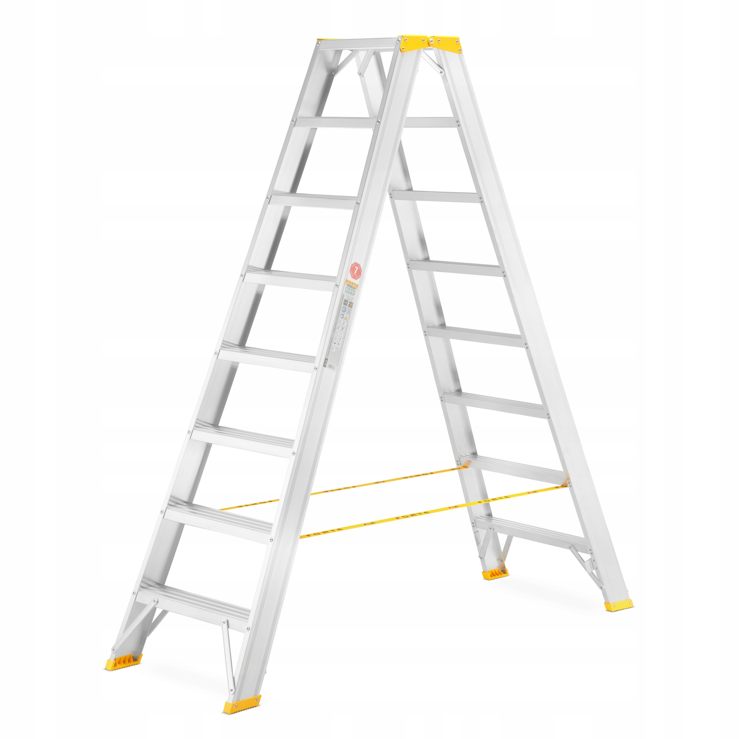 Drabina aluminiowa montażowa ALOSS 2x6 3,28m — 14
