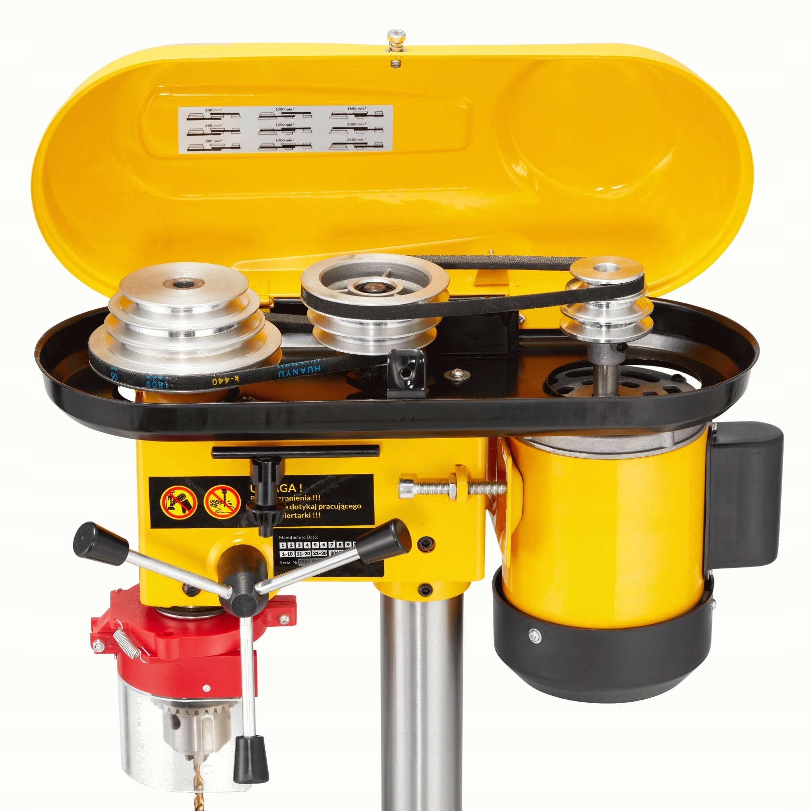 Wiertarka stołowa kolumnowa pionowa 600W imadło — 4