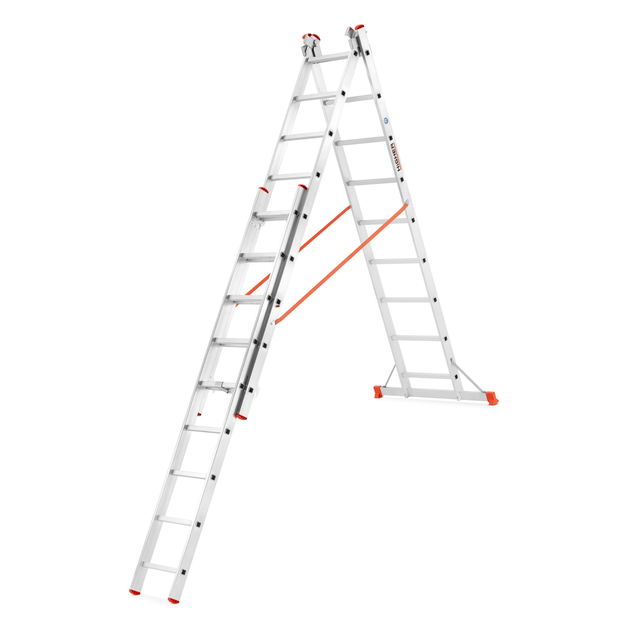 Drabina aluminiowa profesjonalna wielofunkcyjna HIGHER 3x9 seria 73PRO — 6