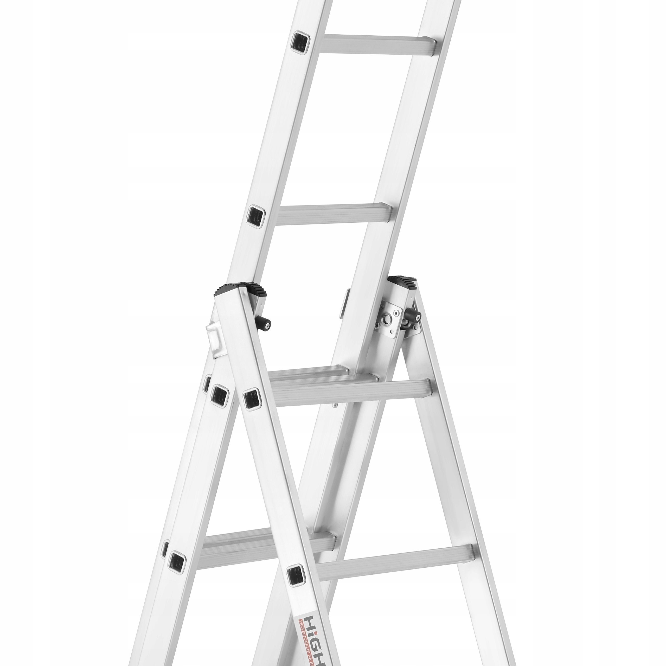 Drabina aluminiowa wielofunkcyjna 3x8 HIGHER uniwersalna BASIC + GRATIS — 15