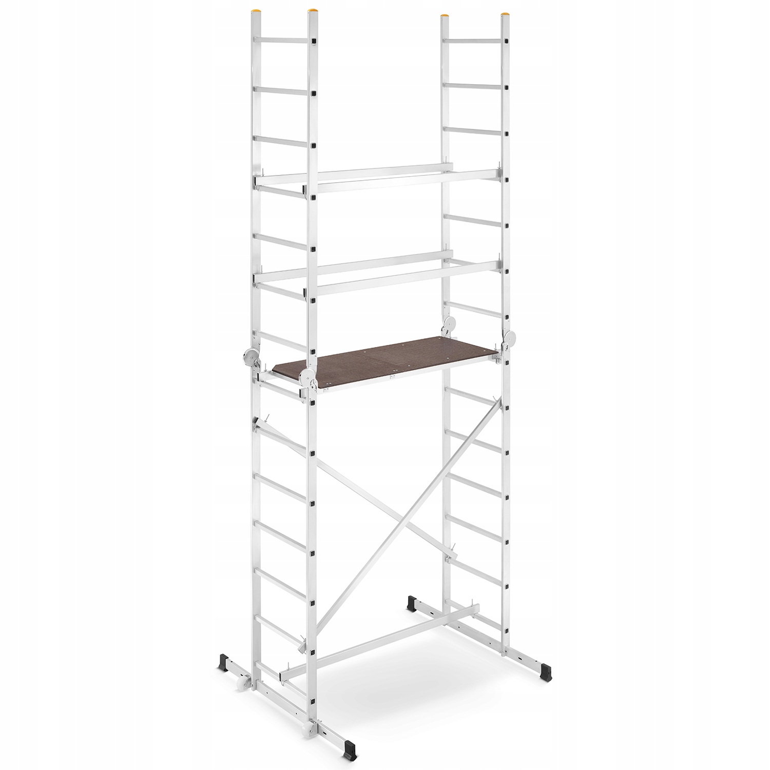 Rusztowanie aluminiowe drabinowe przegubowe jezdne HIGHER DR 2x7 4,0m 150kg — 7