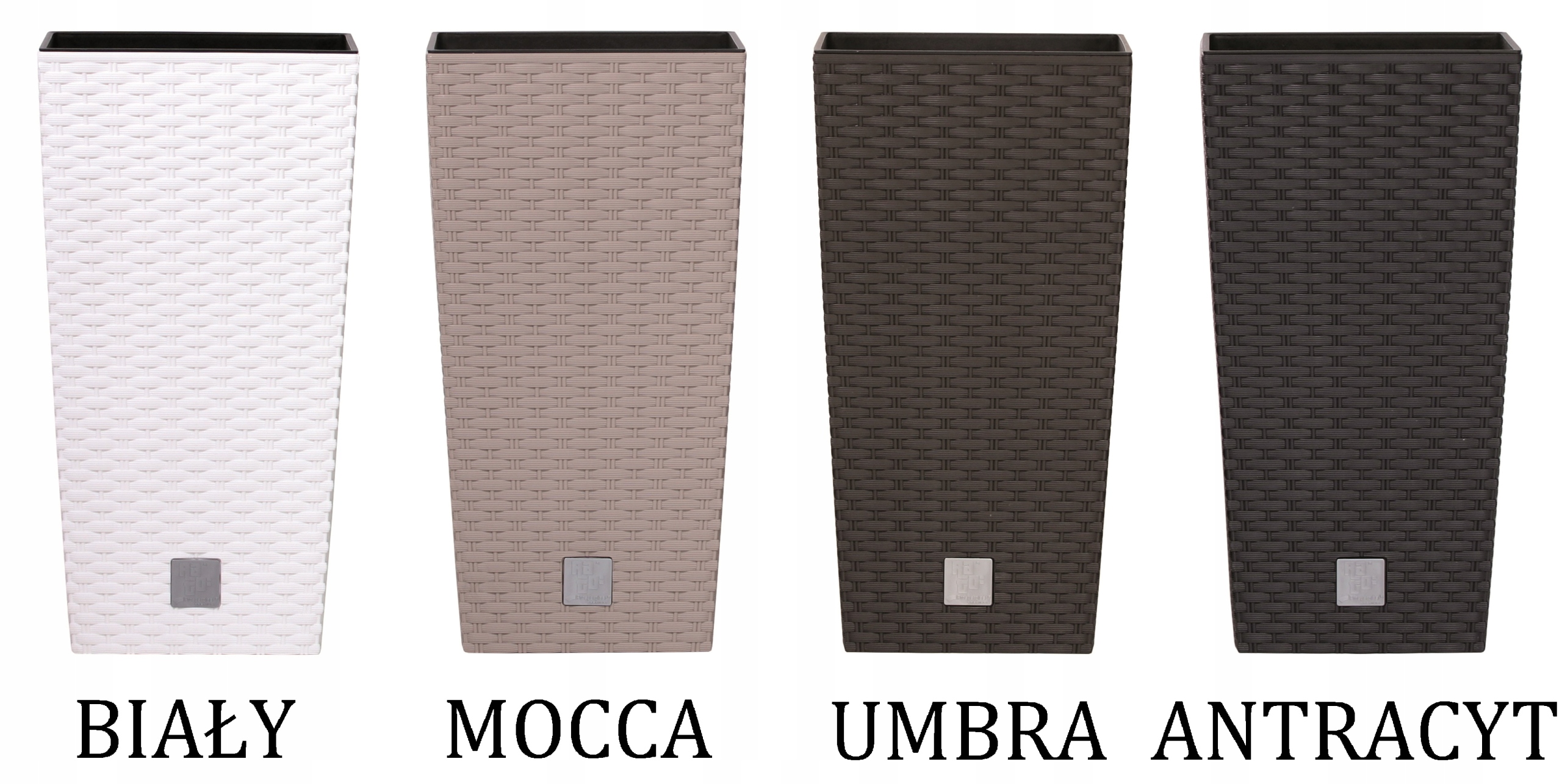 Doniczka RATO wysoka DRTS325 z wkładem | Umbra — 4