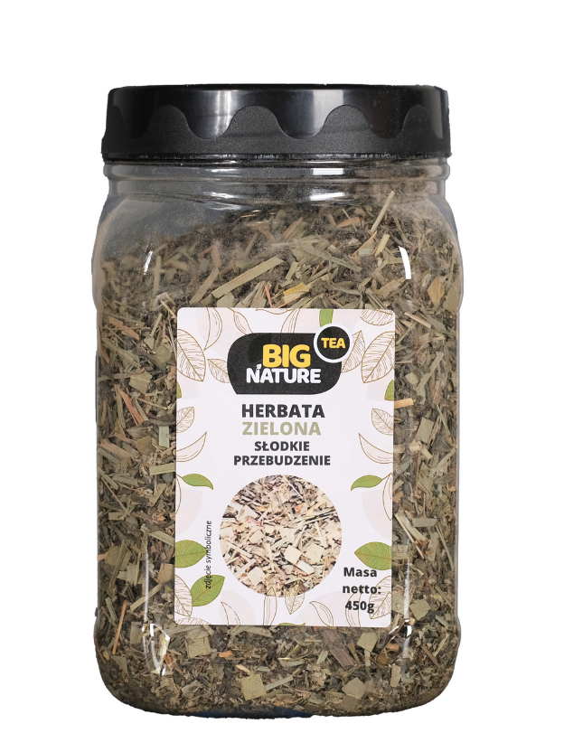 HERBATA ZIELONA SŁODKIE PRZEBUDZENIE  450G