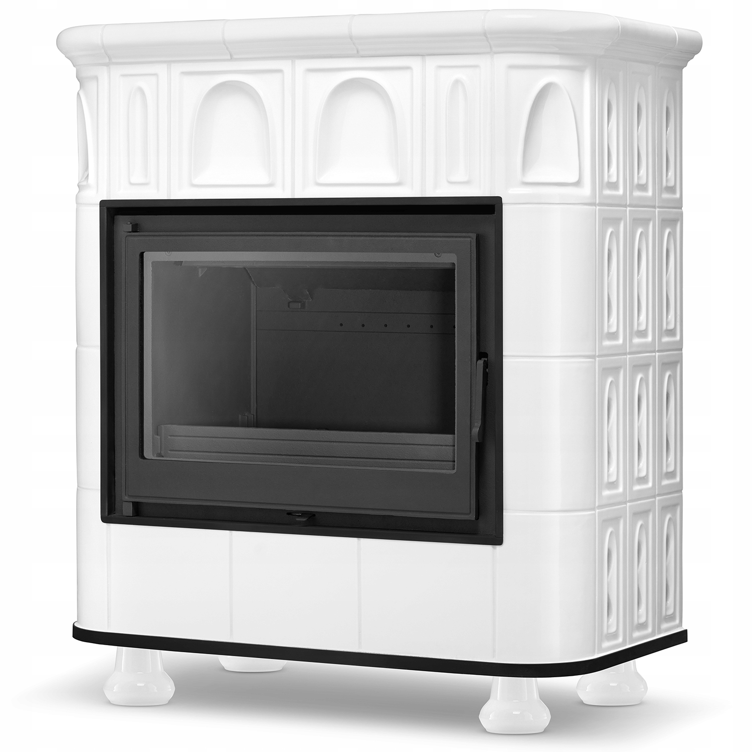 Piec kaflowy kominek koza żeliwny wkład GRAZ 14kW by HIGHER — 4