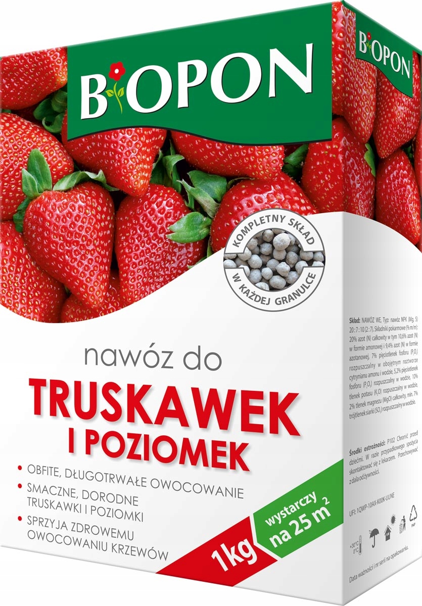 BIOPON Nawóz do truskawek i poziomek 1kg