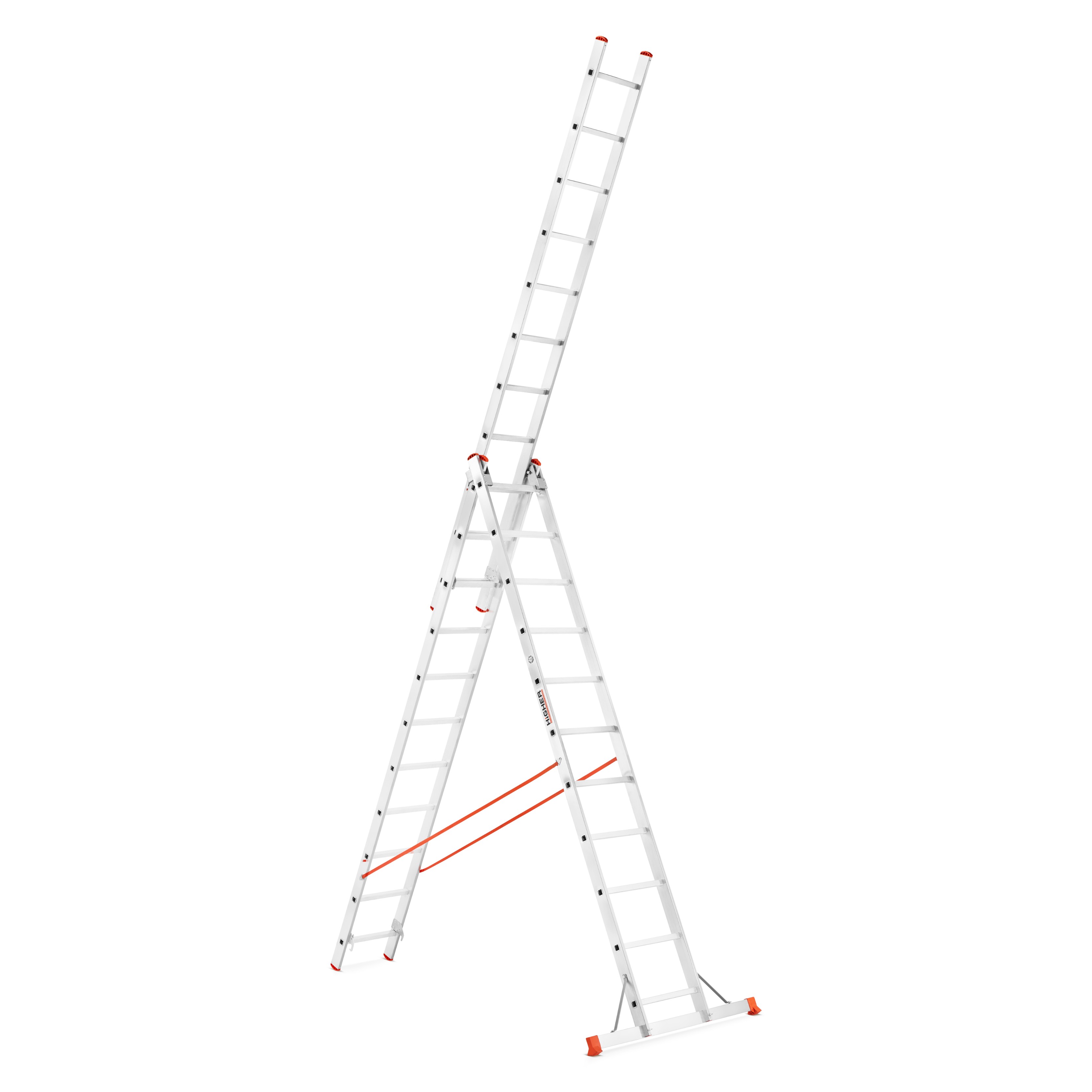 Drabina aluminiowa profesjonalna wielofunkcyjna HIGHER 3x12 seria 73PRO — 6