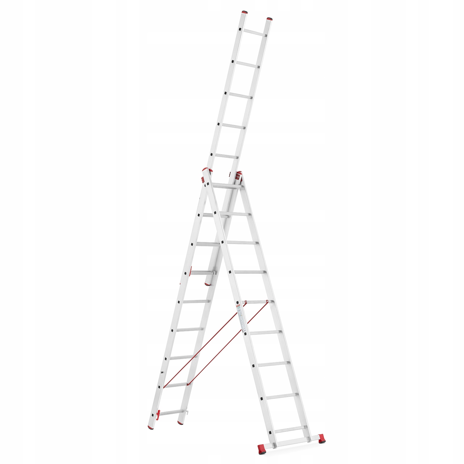 Drabina aluminiowa wielofunkcyjna 3x9 uniwersalna MOCNA PRO 150kg — 3