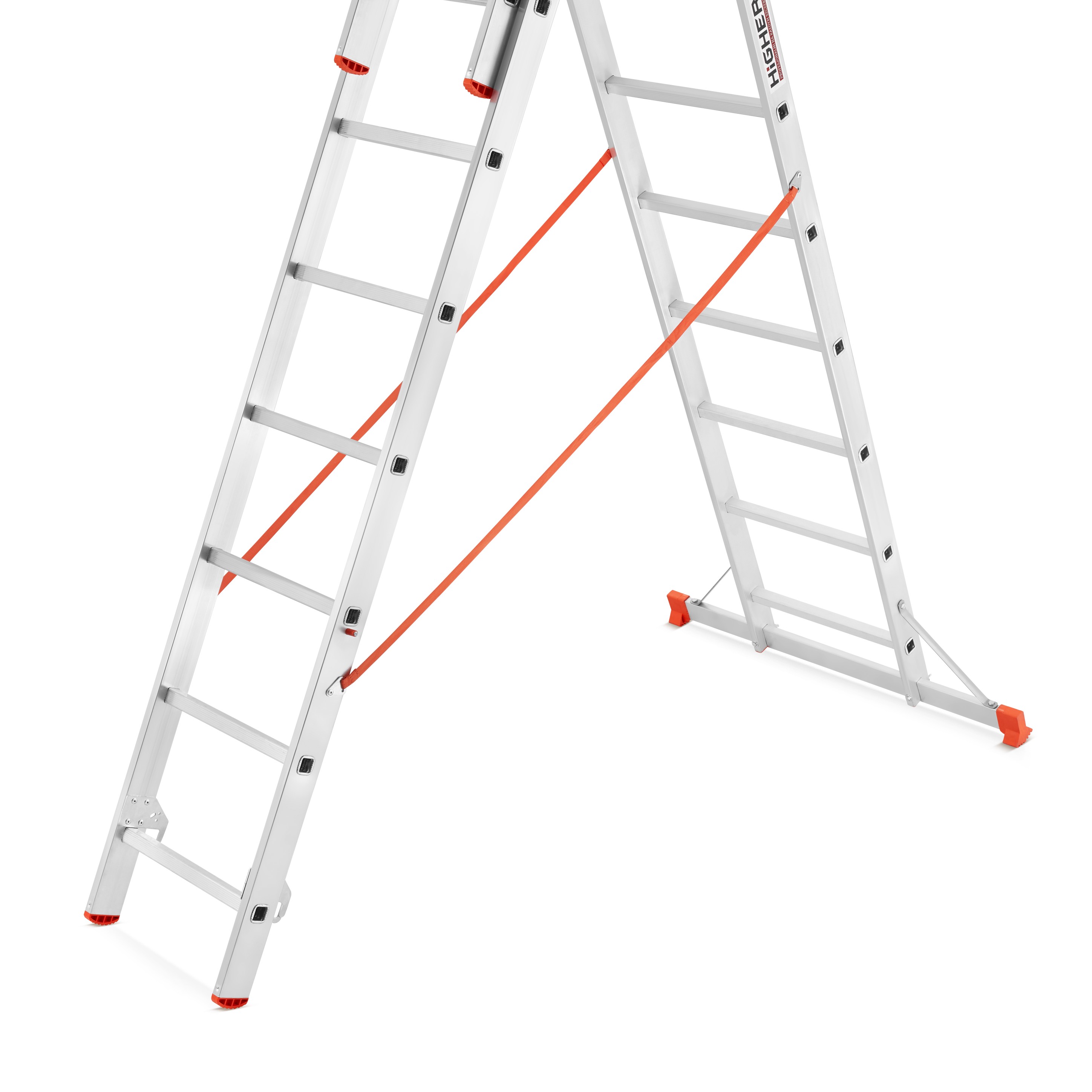 Drabina aluminiowa profesjonalna wielofunkcyjna HIGHER 3x12 seria 73PRO — 12