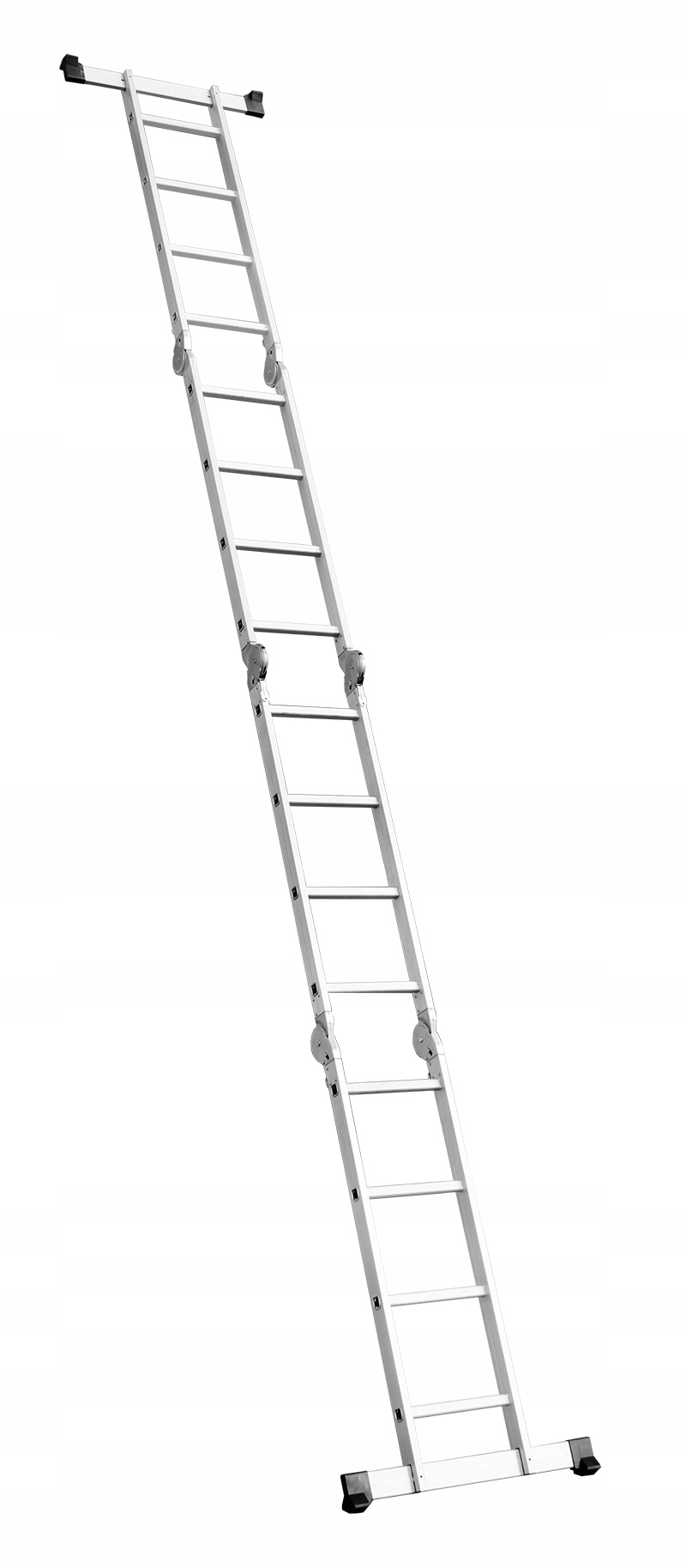 Drabina uniwersalna przegubowa składana 4x4 stopnie aluminium DRABEST — 8