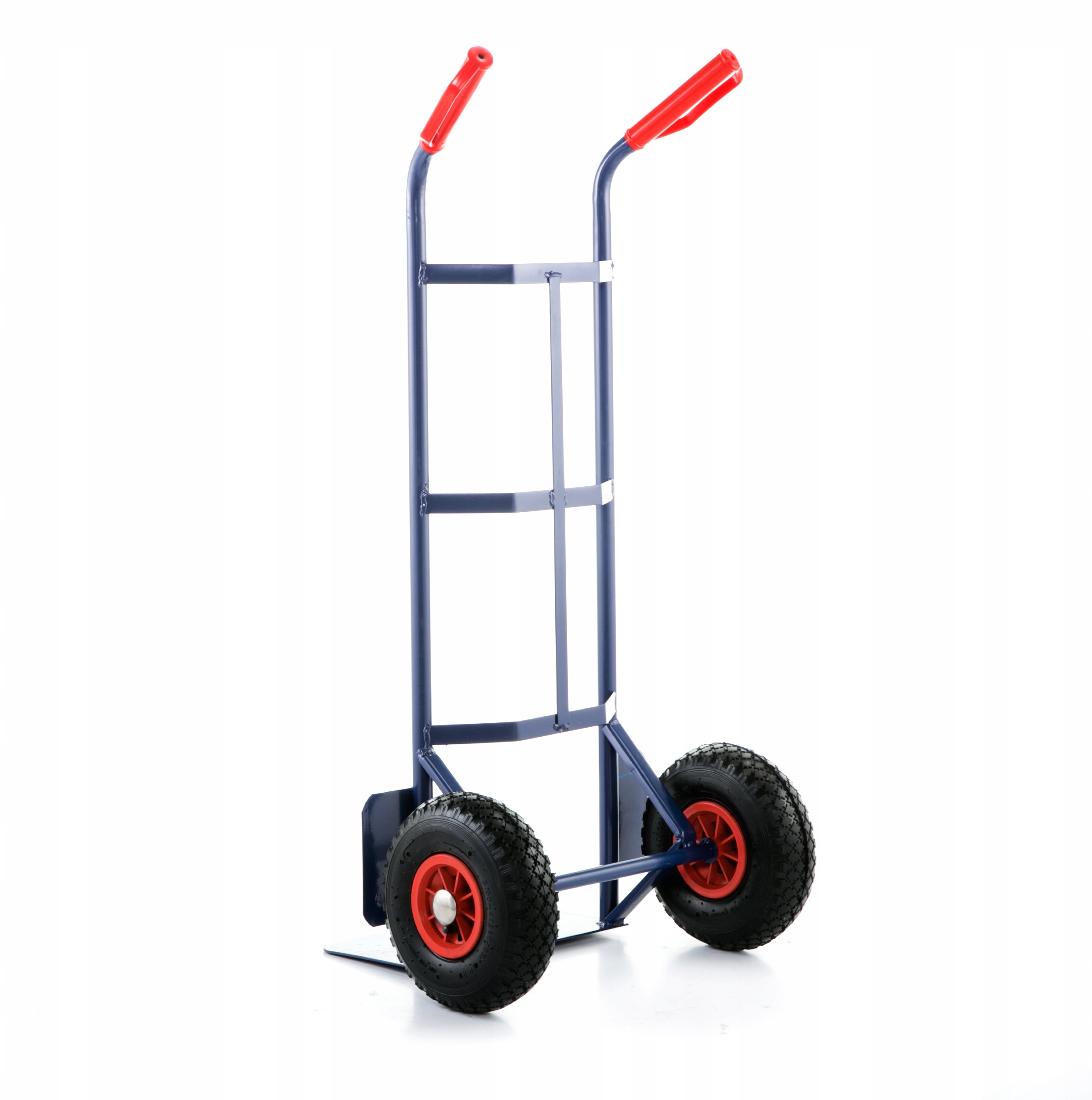 Wózek magazynowy MOCNY transportowy młynarka 200kg kurierski koła pompowane — 4