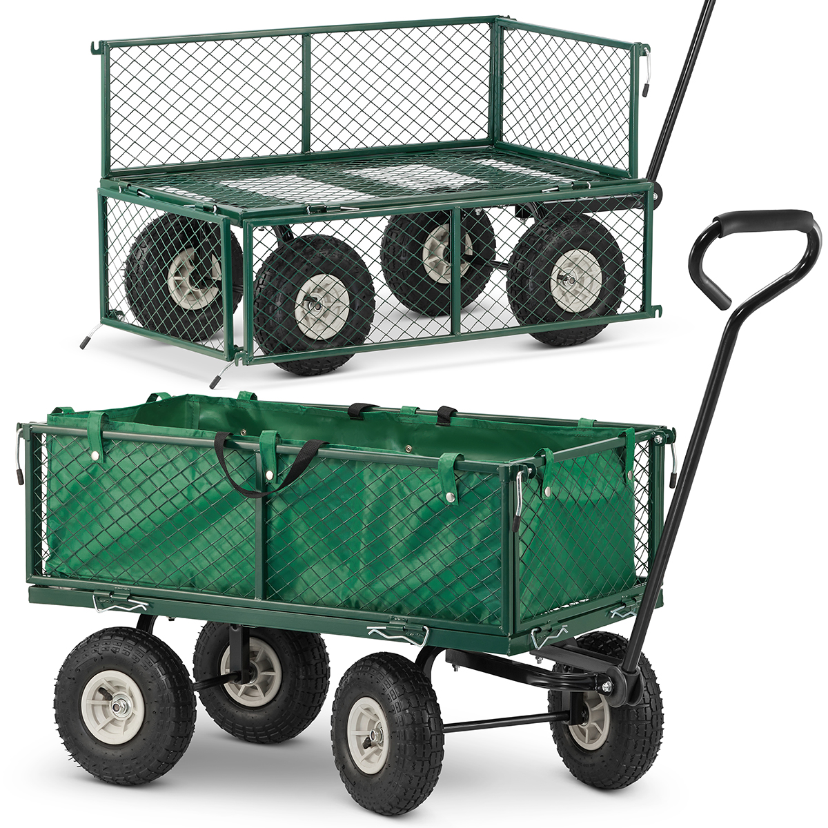 Taczka wózek ogrodowy transportowy przyczepka 450kg