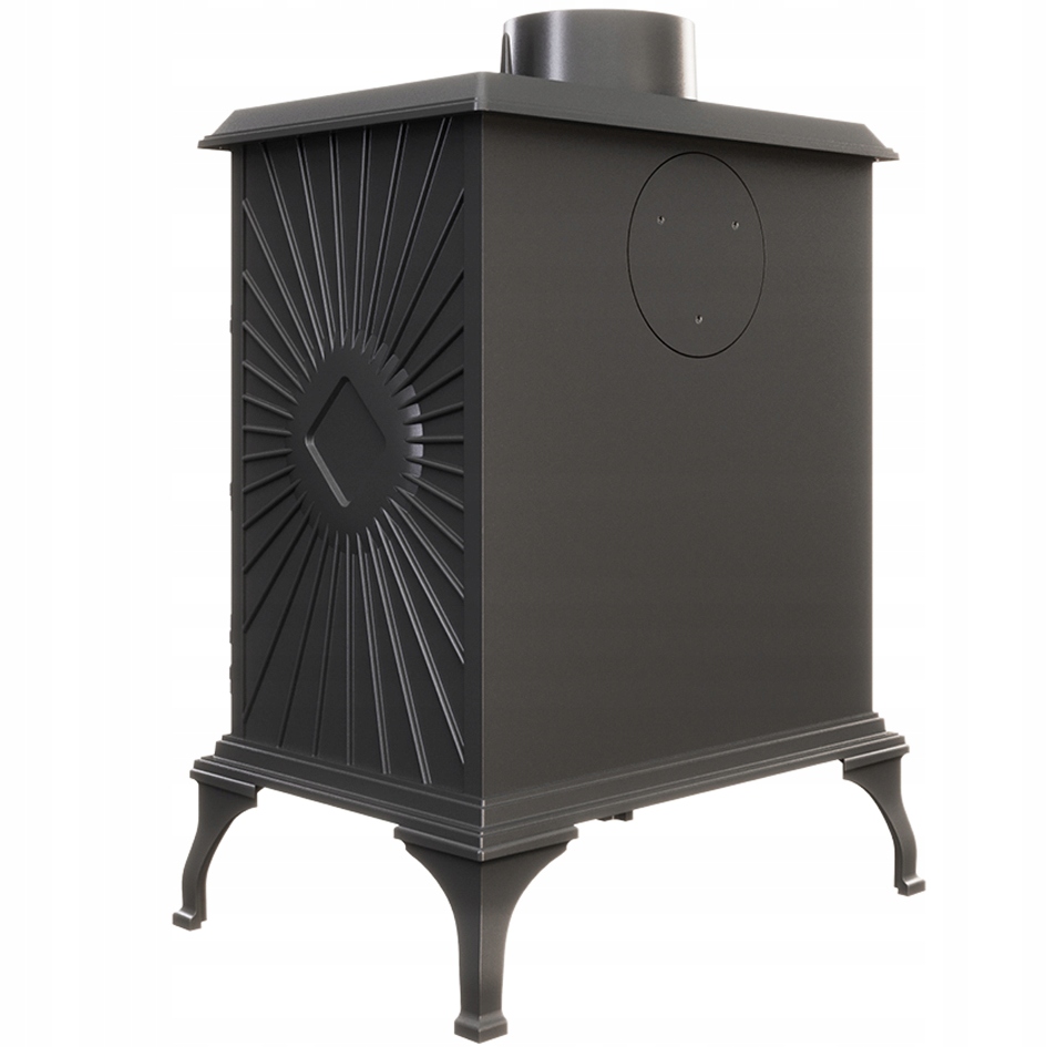 Piec piecyk kominek żeliwny koza KAWMET P3 ECO 7,4 kW wolnostojący — 11